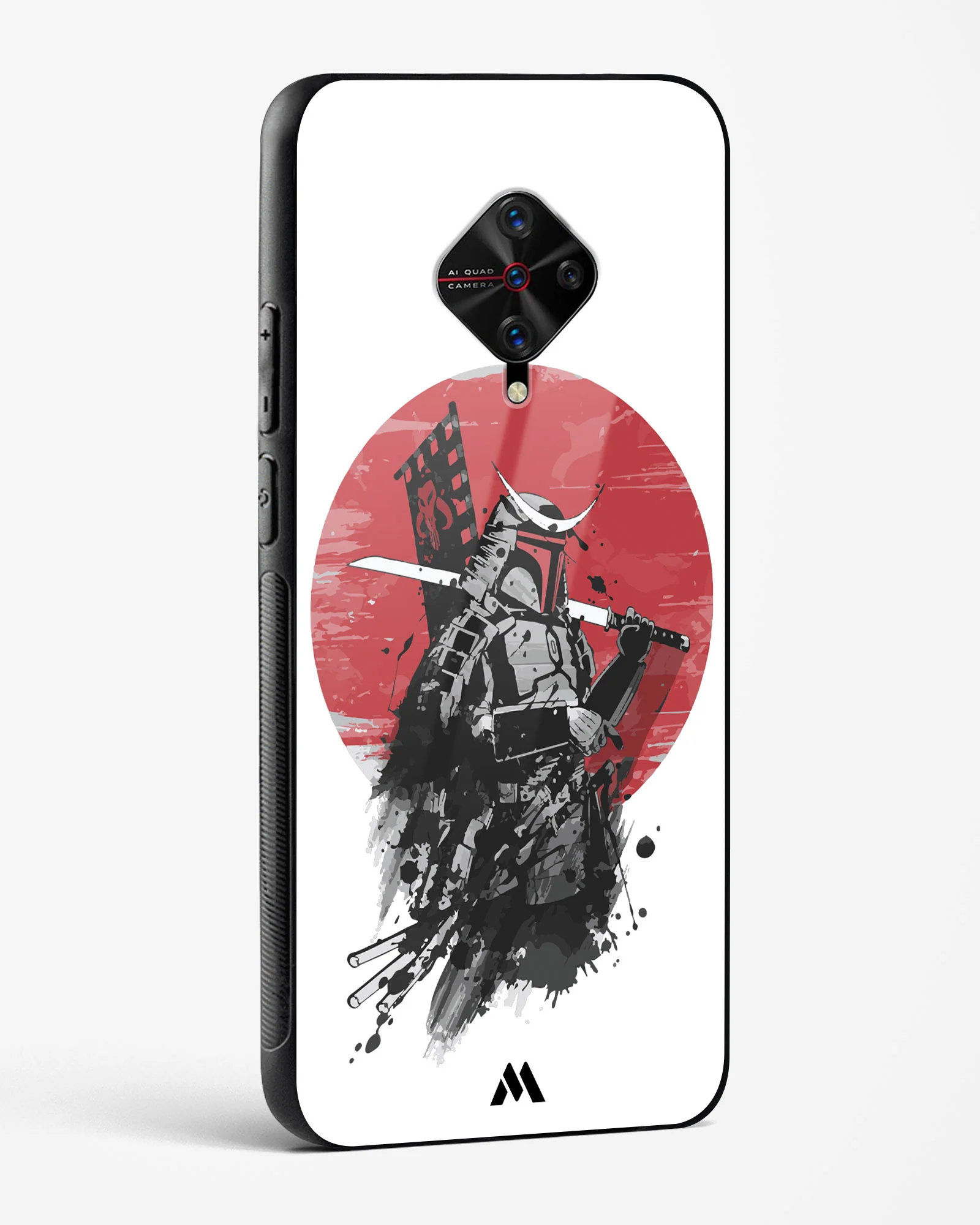 Samurai with a City to Burn Glass Case Phone Cover (Vivo) - Image 56