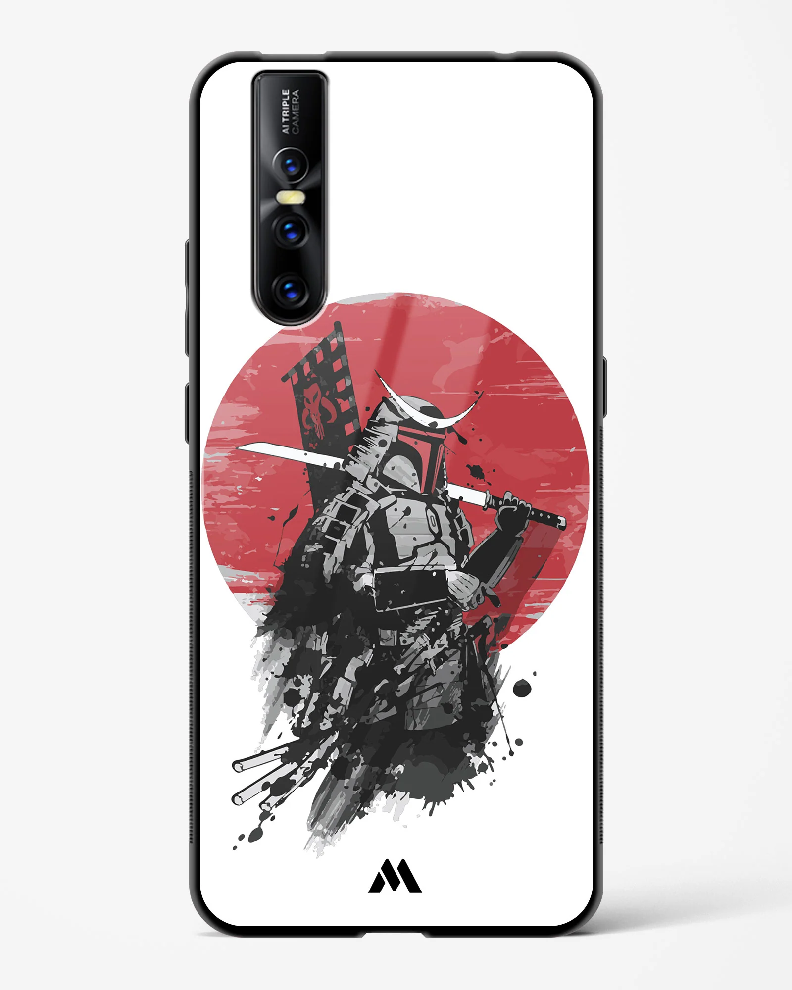 Samurai with a City to Burn Glass Case Phone Cover (Vivo) - Image 75