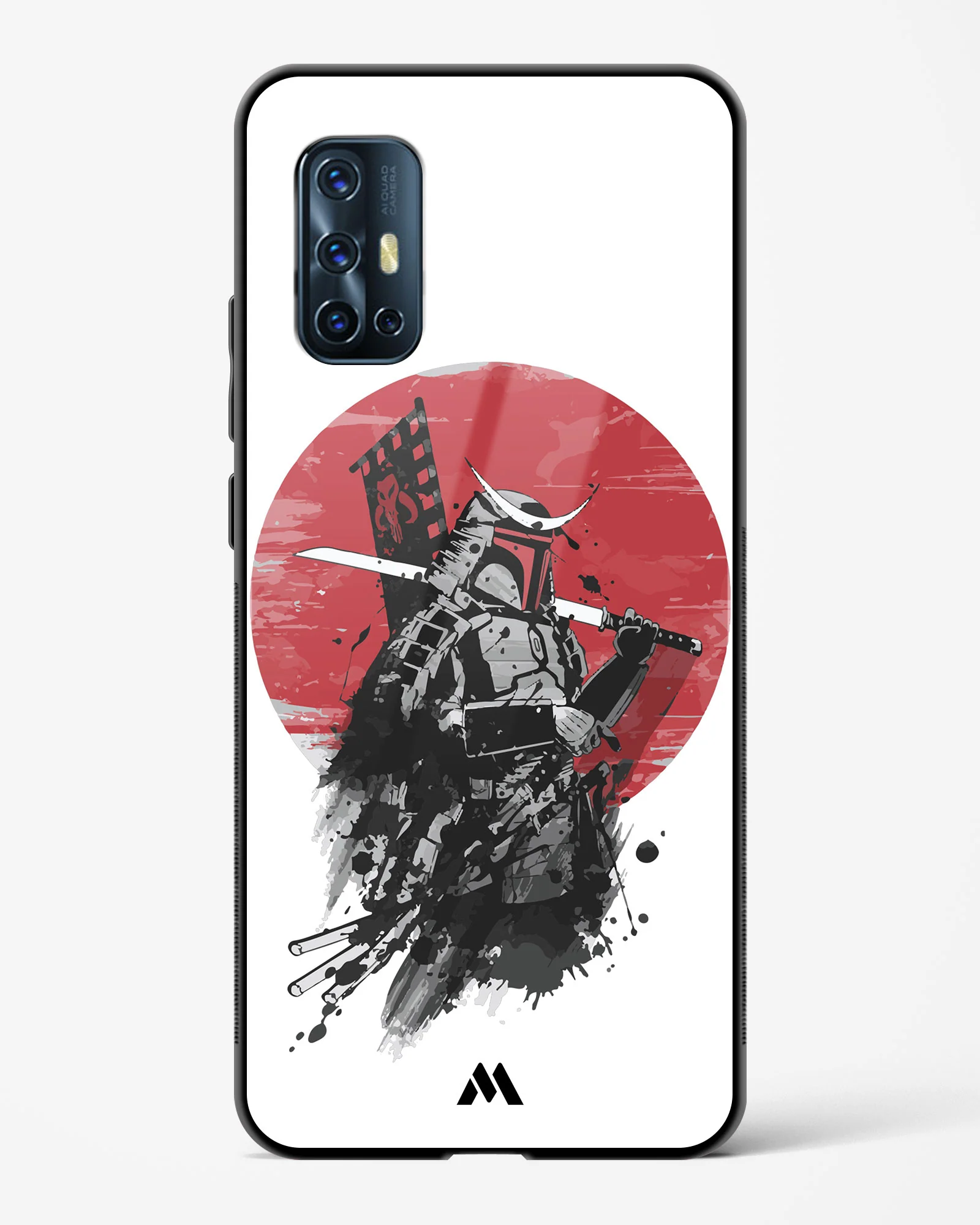 Samurai with a City to Burn Glass Case Phone Cover (Vivo) - Image 77