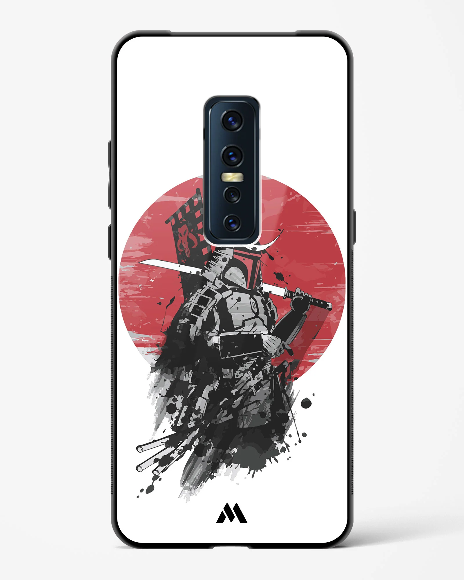 Samurai with a City to Burn Glass Case Phone Cover (Vivo) - Image 79