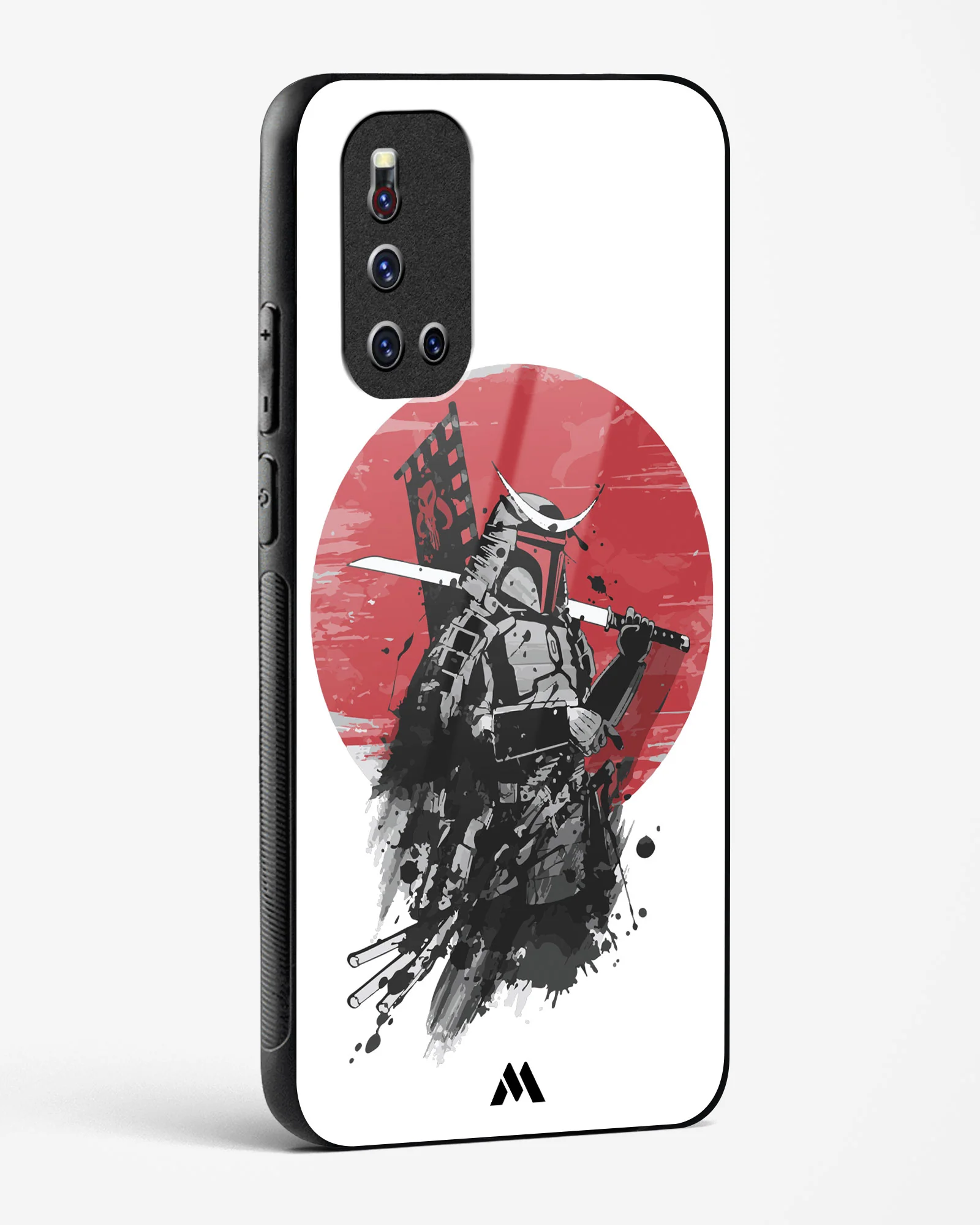 Samurai with a City to Burn Glass Case Phone Cover (Vivo) - Image 82