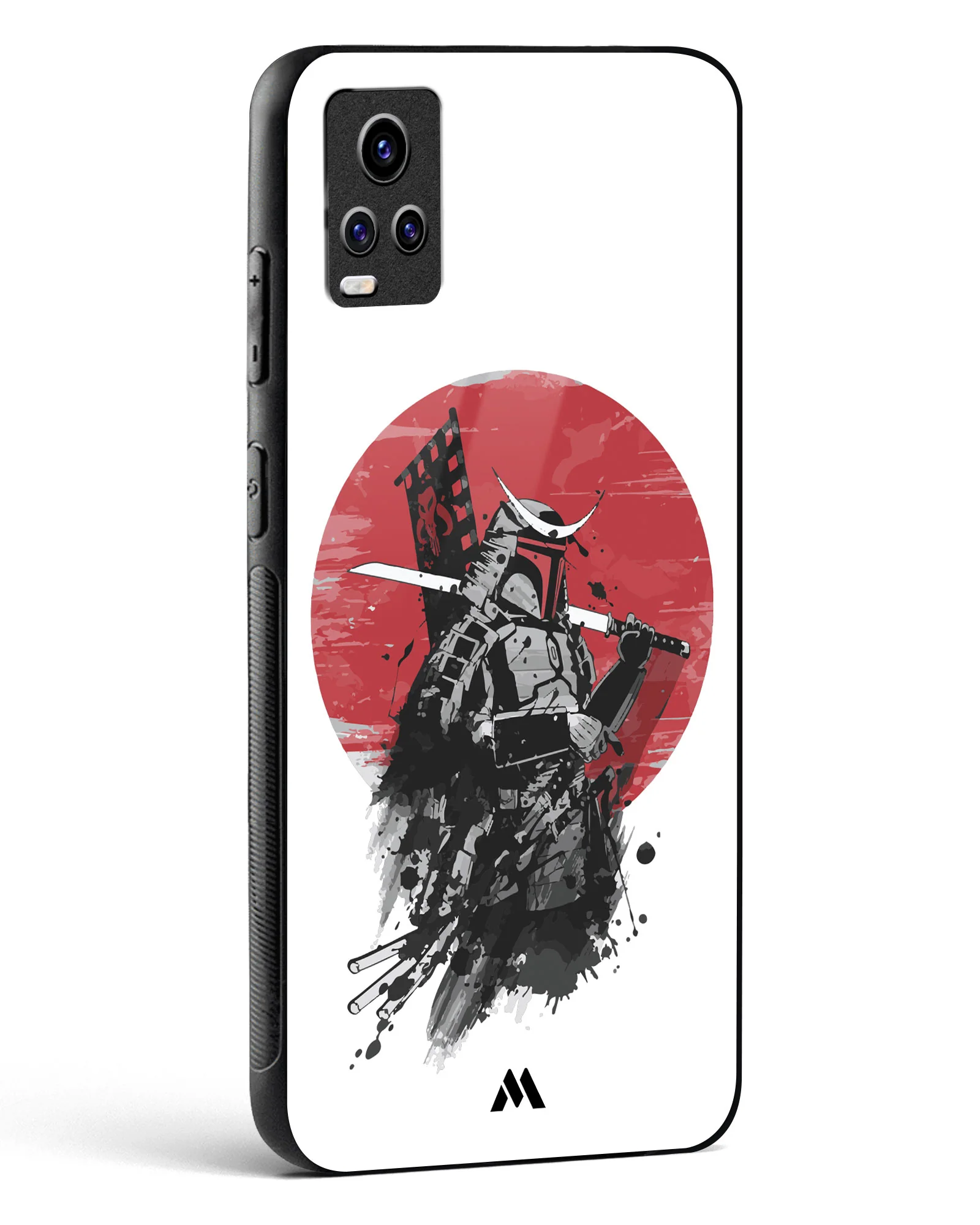 Samurai with a City to Burn Glass Case Phone Cover (Vivo) - Image 84