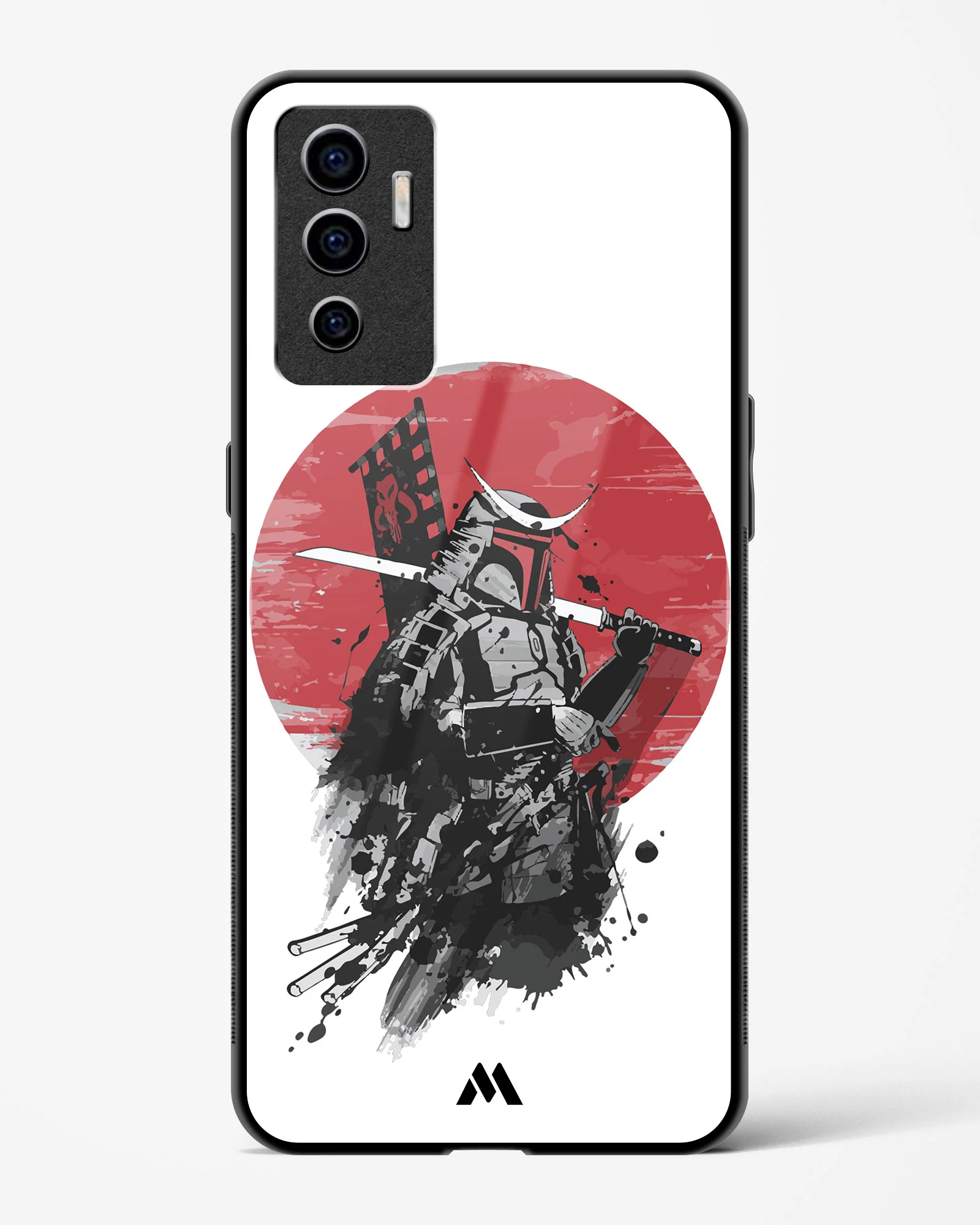 Samurai with a City to Burn Glass Case Phone Cover (Vivo) - Image 97