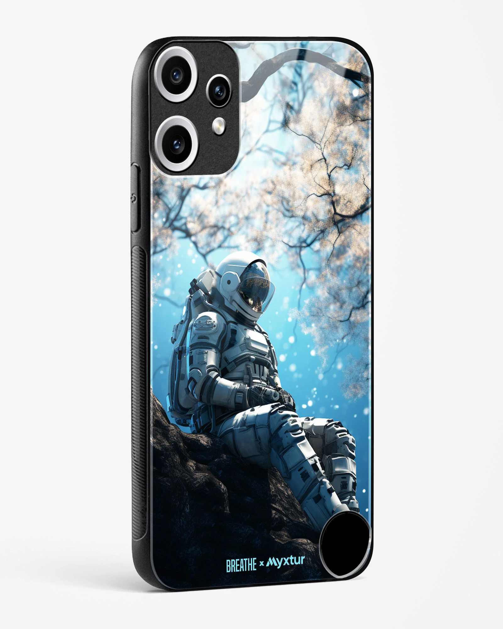 Tree of Cosmic Thought [BREATHE] Glass Case Phone Cover (Nothing) - Image 4