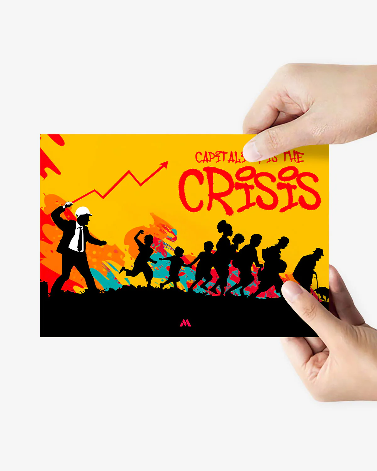 Crisis of Capitalism Metal-Poster - Image 13