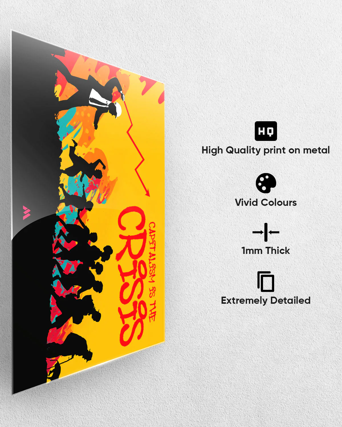 Crisis of Capitalism Metal-Poster - Image 14