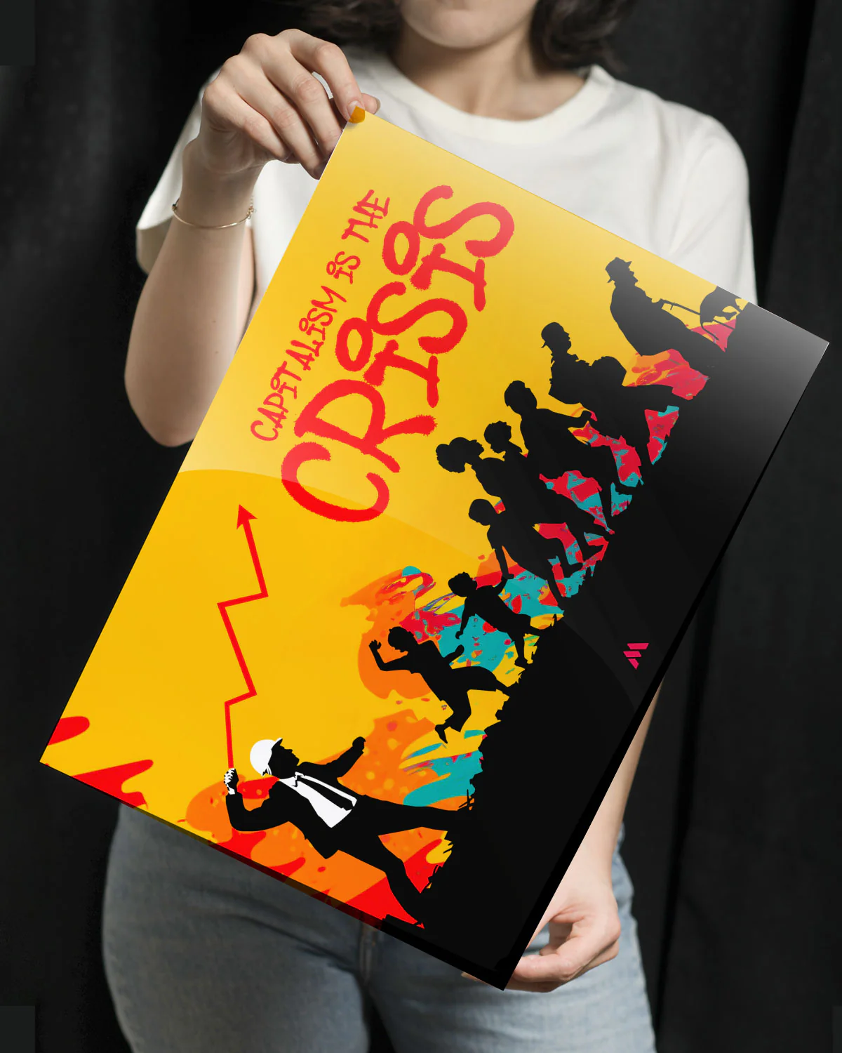 Crisis of Capitalism Metal-Poster - Image 3