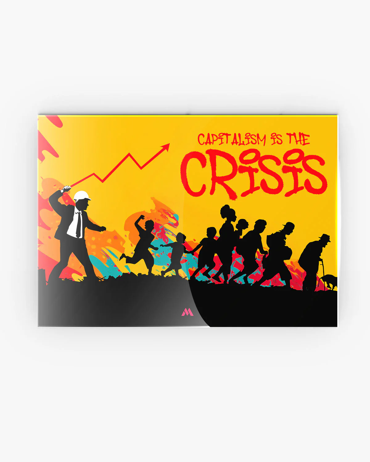 Crisis of Capitalism Metal-Poster - Image 6