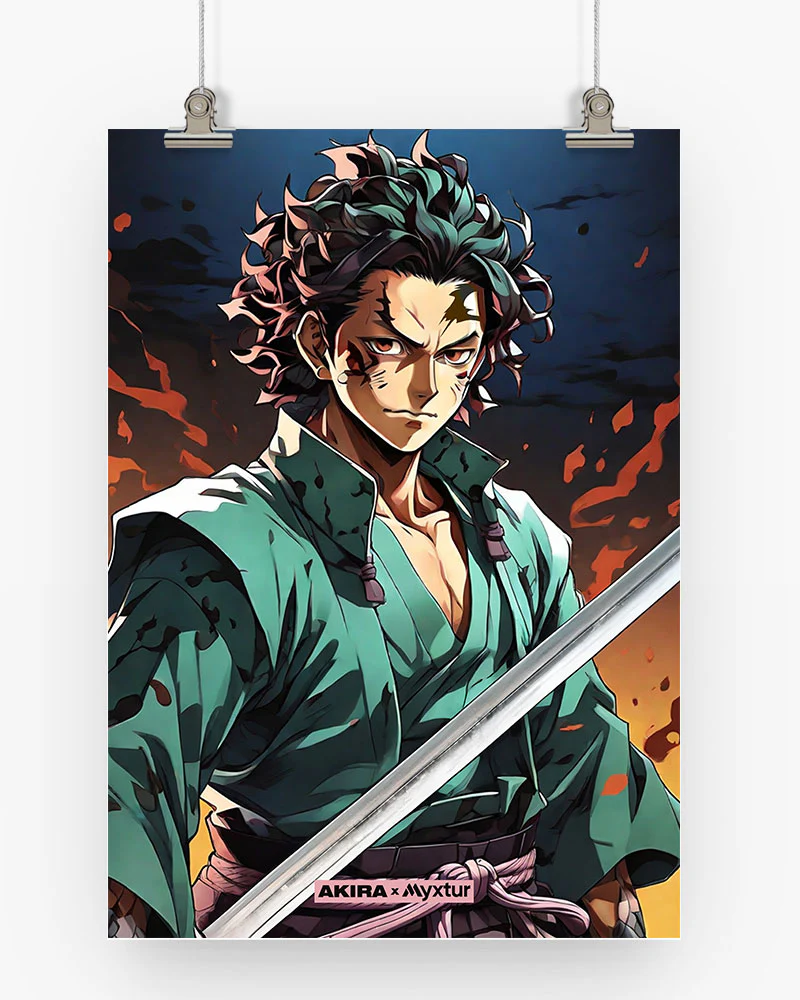 Demon Slayer-Tanjiro [AKIRA] Art-Poster - Image 13