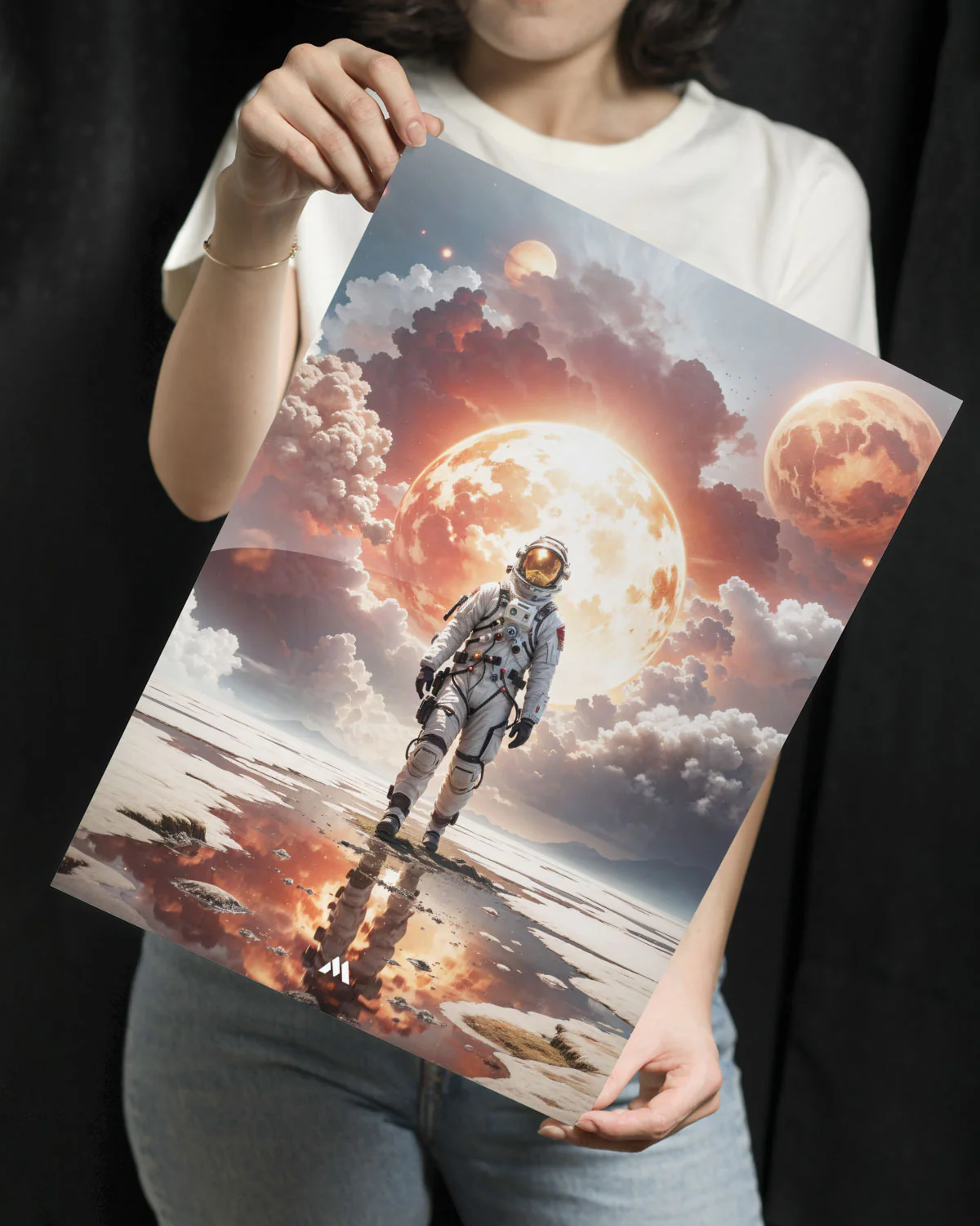 Exoplanet Landing Metal-Poster - Image 3