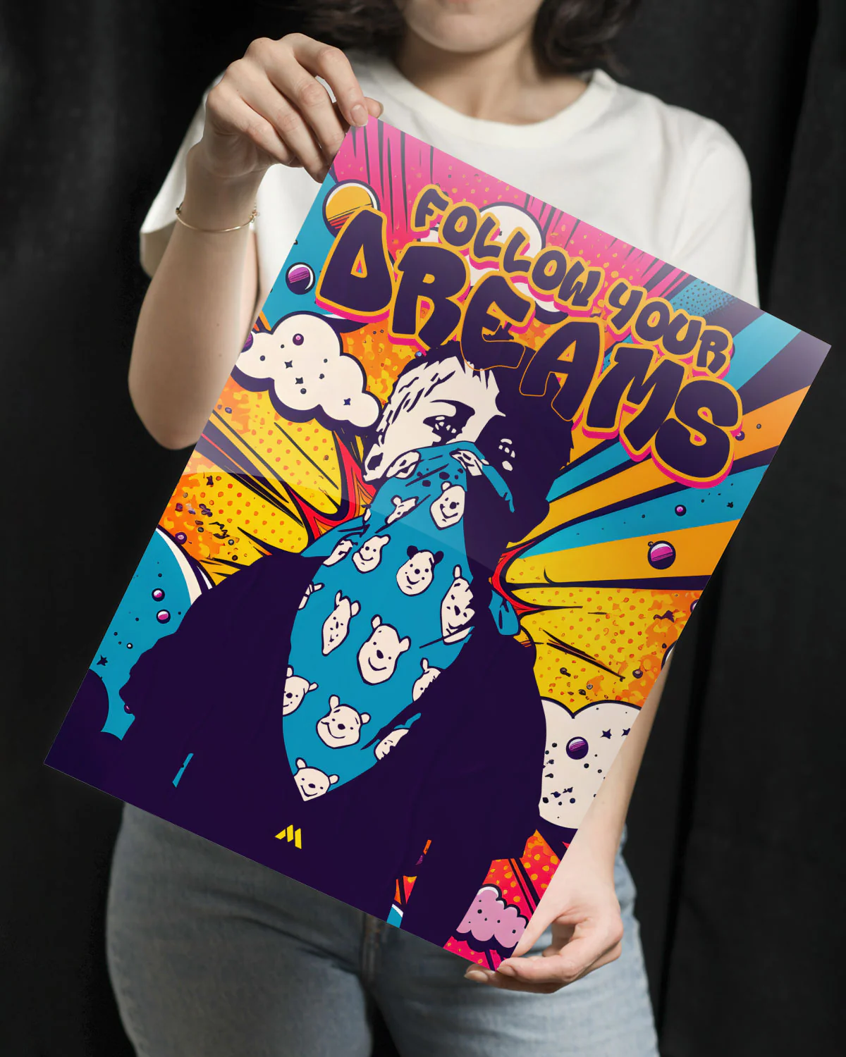 Follow Your Dreams Metal-Poster - Image 3