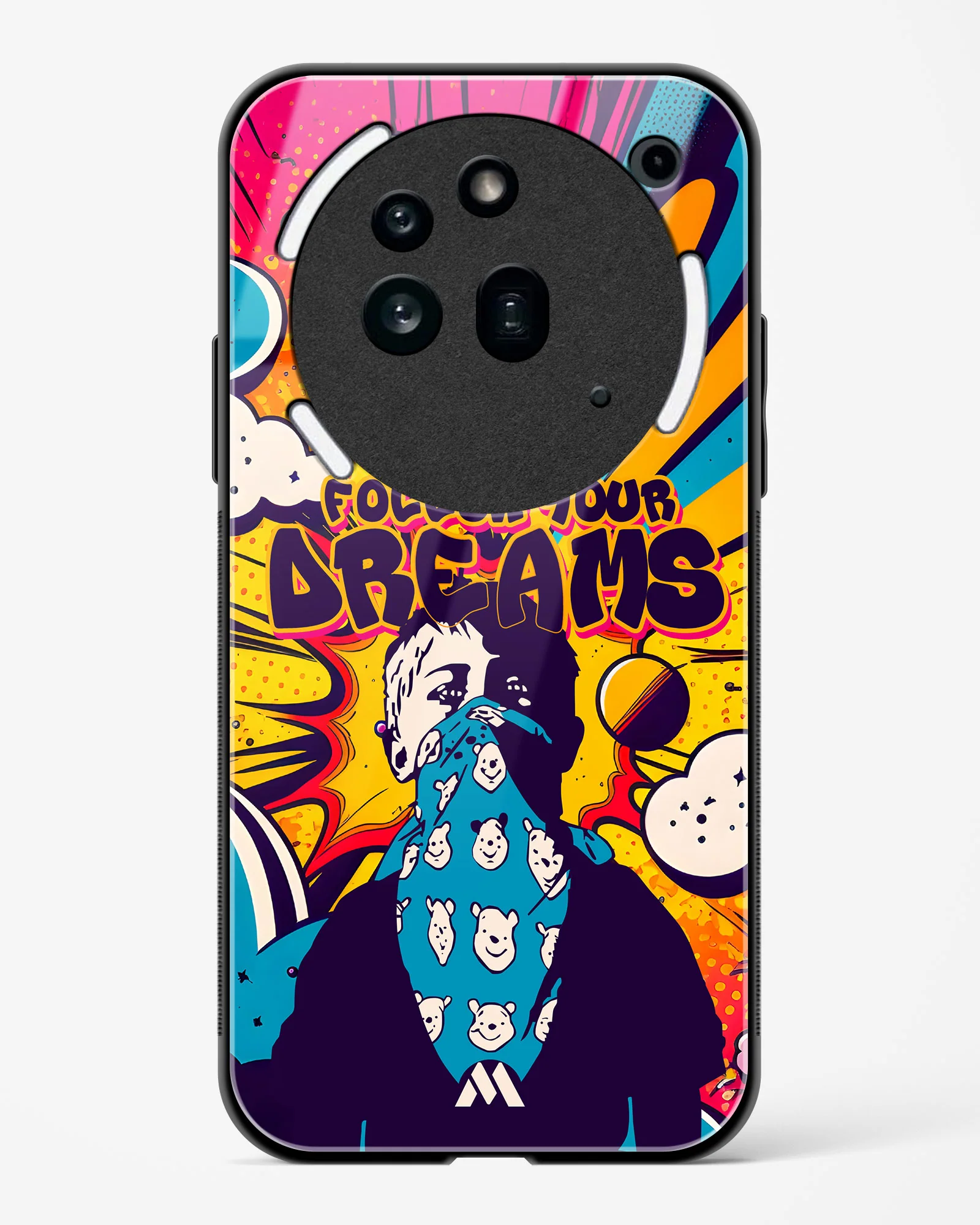 Follow Your Dreams Glass Case Phone Cover (Nothing) - Image 17