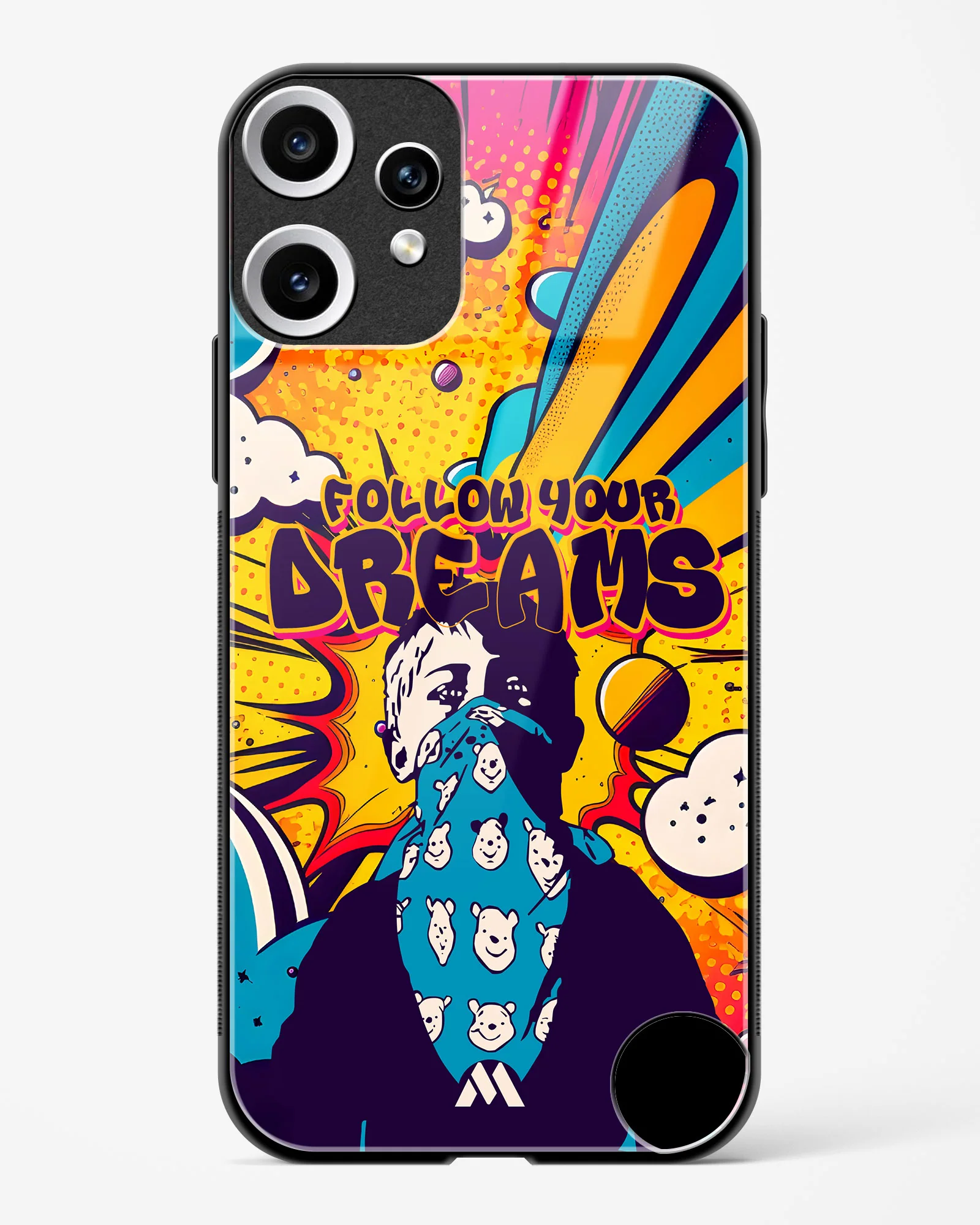 Follow Your Dreams Glass Case Phone Cover (Nothing) - Image 3