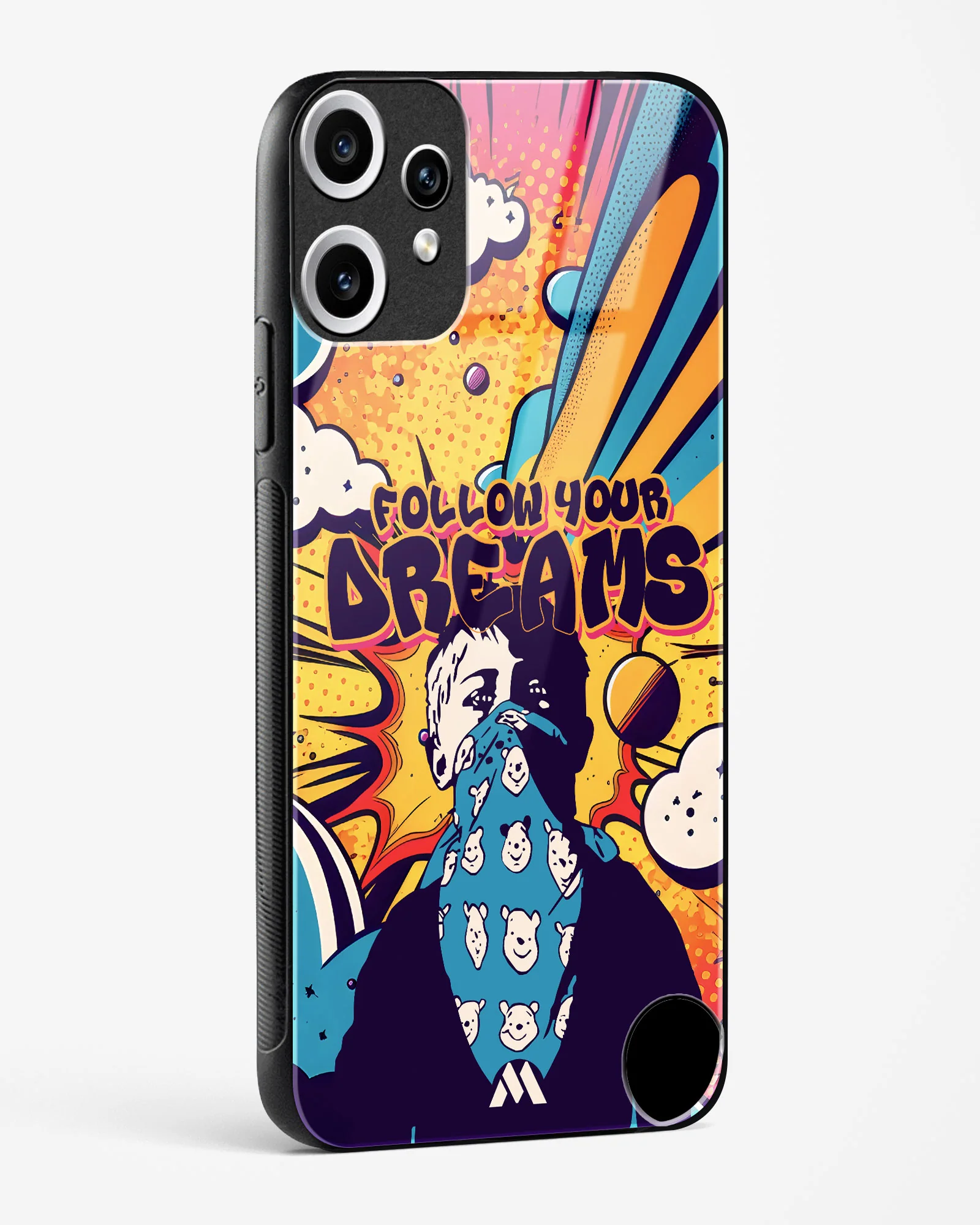 Follow Your Dreams Glass Case Phone Cover (Nothing) - Image 4