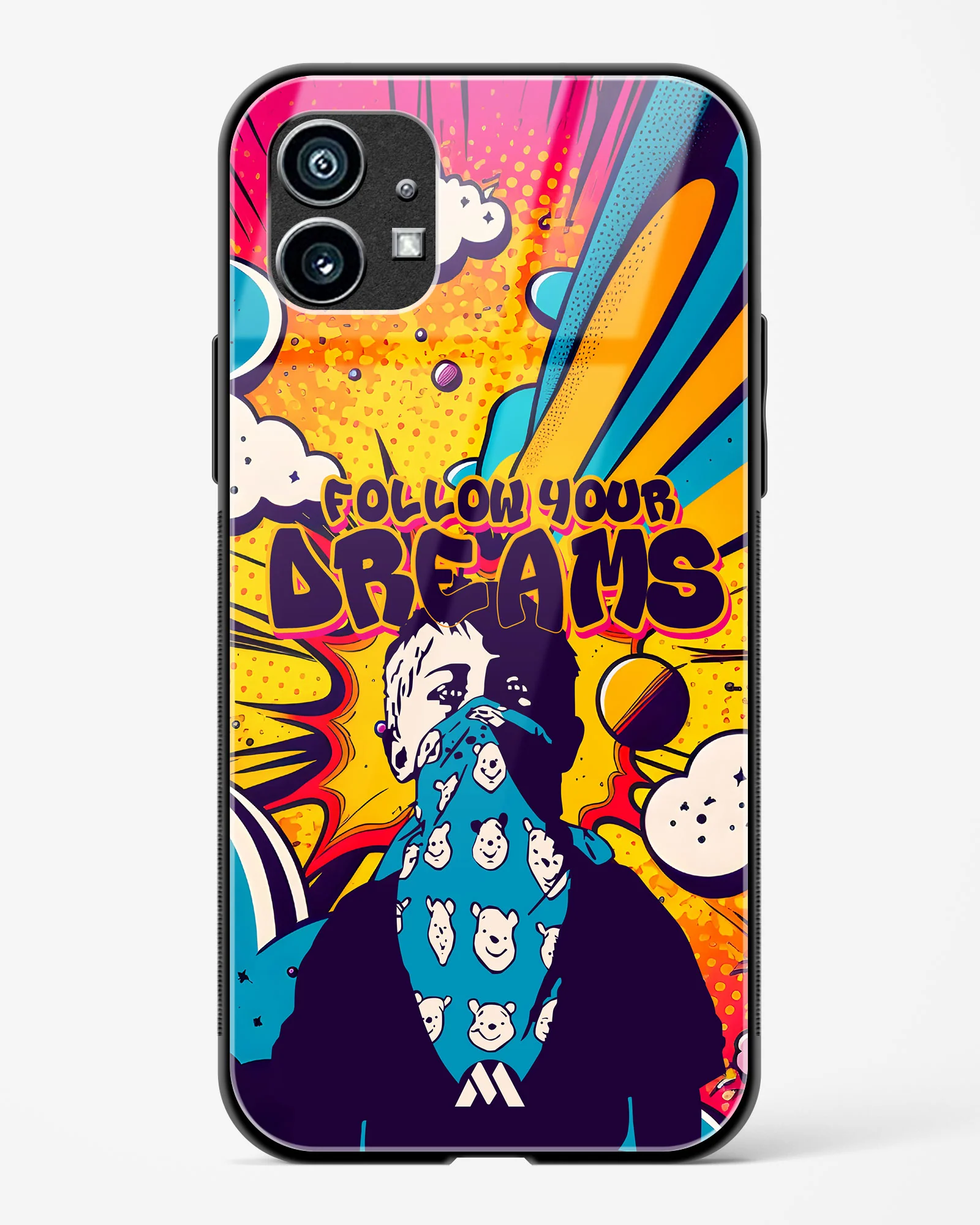 Follow Your Dreams Glass Case Phone Cover (Nothing) - Image 5