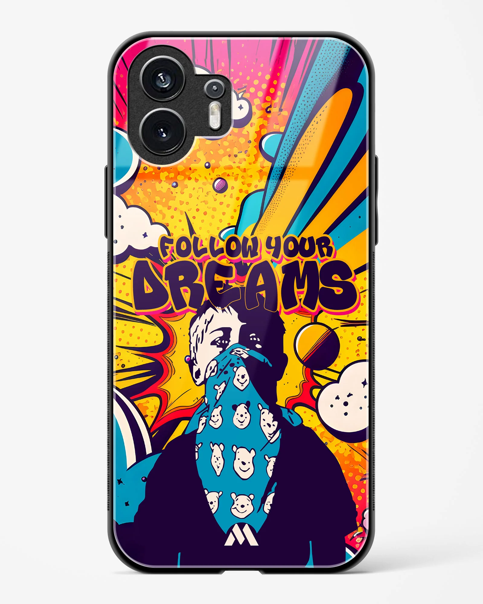 Follow Your Dreams Glass Case Phone Cover (Nothing) - Image 7