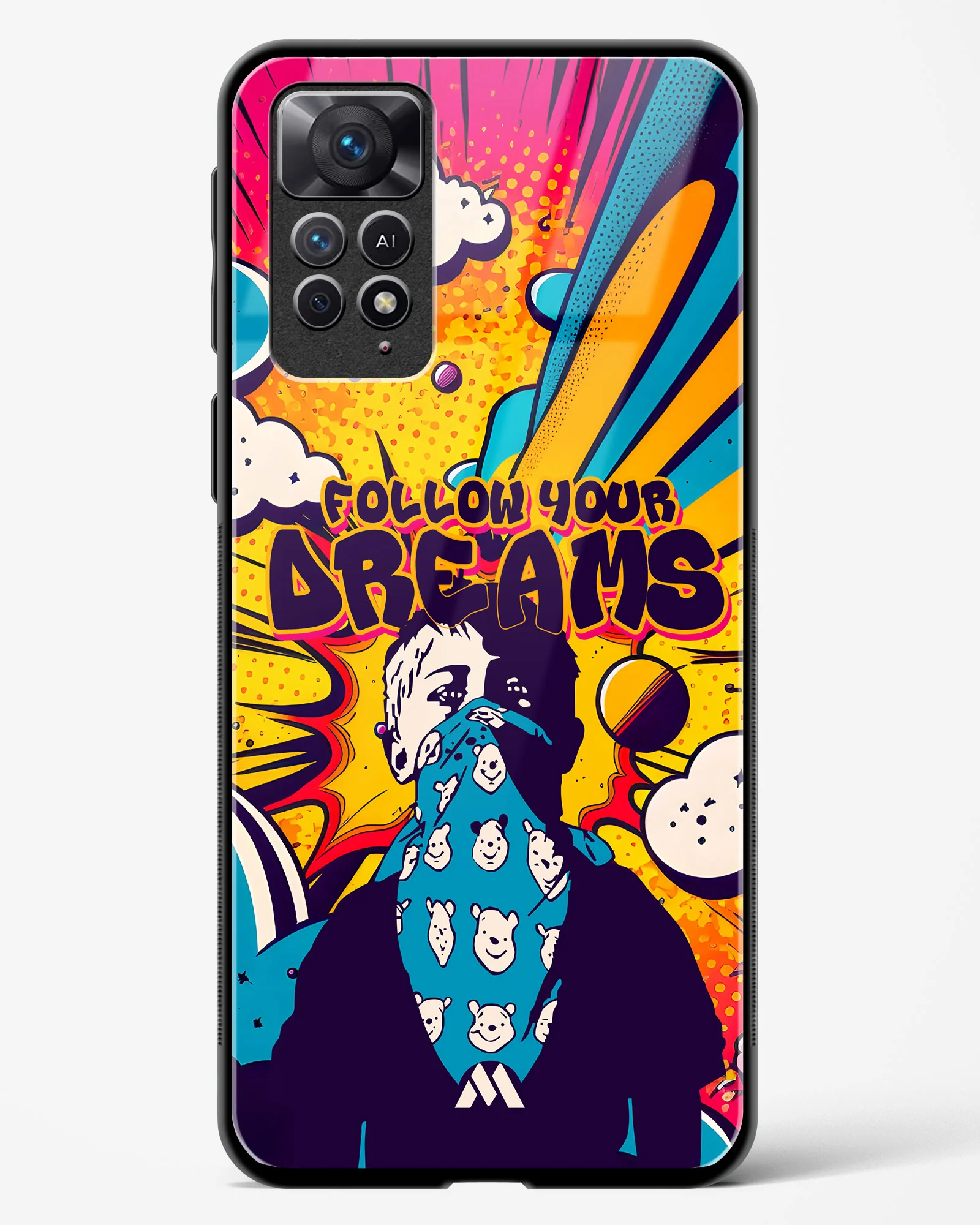 Follow Your Dreams Glass Case Phone Cover (Xiaomi) - Image 107