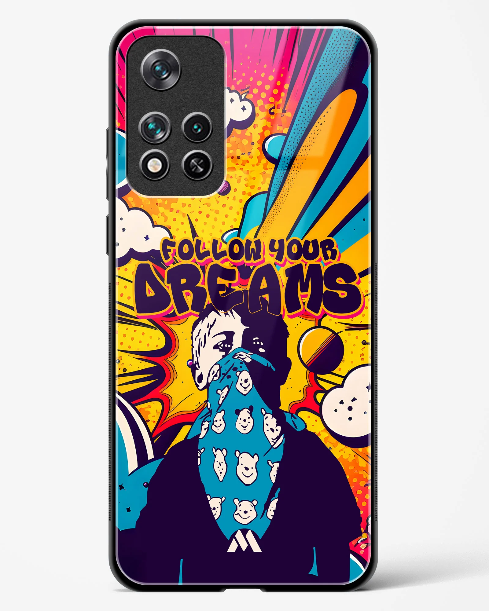 Follow Your Dreams Glass Case Phone Cover (Xiaomi) - Image 35