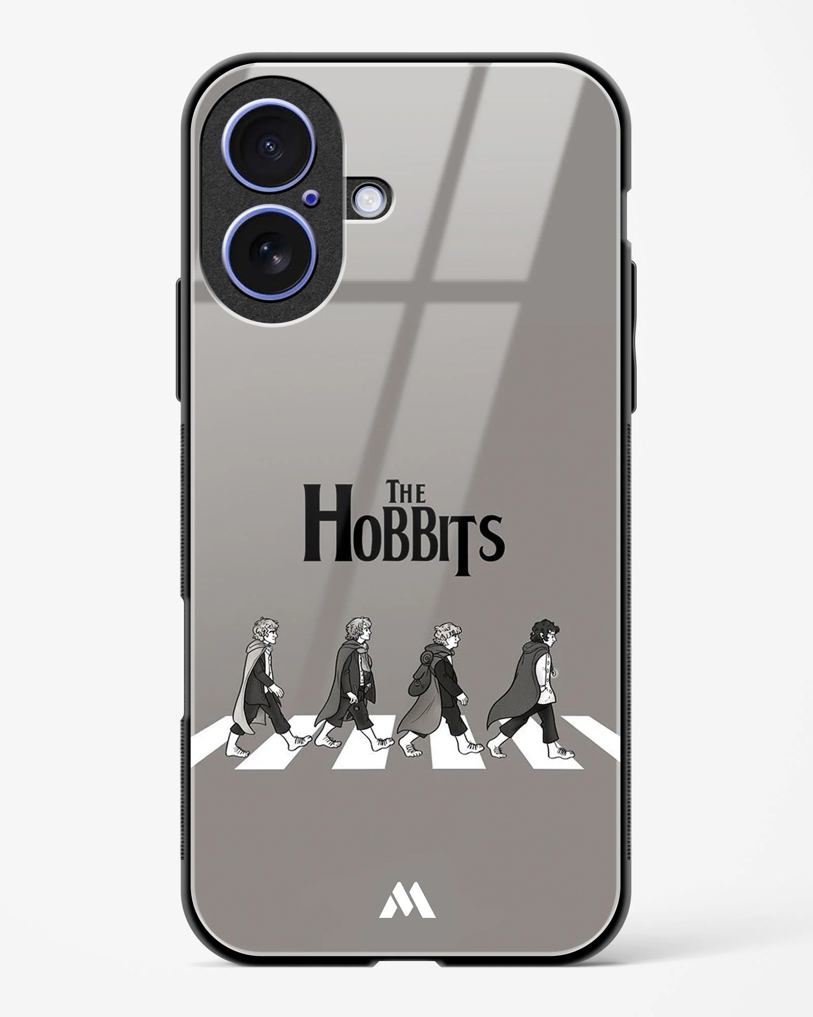 Hobbits at the Abbey Road Crossing Glass Case Phone Cover (Apple) - Image 39