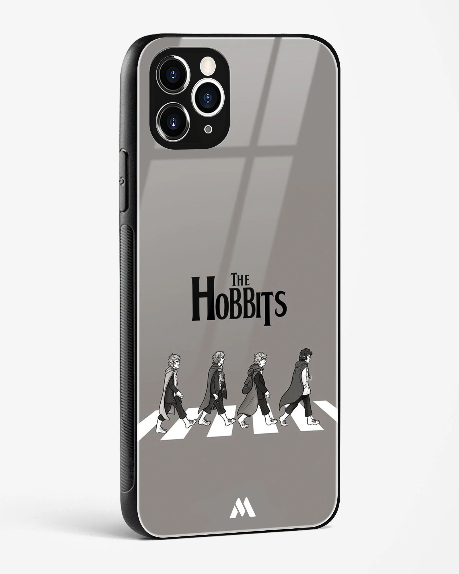 Hobbits at the Abbey Road Crossing Glass Case Phone Cover (Apple) - Image 4