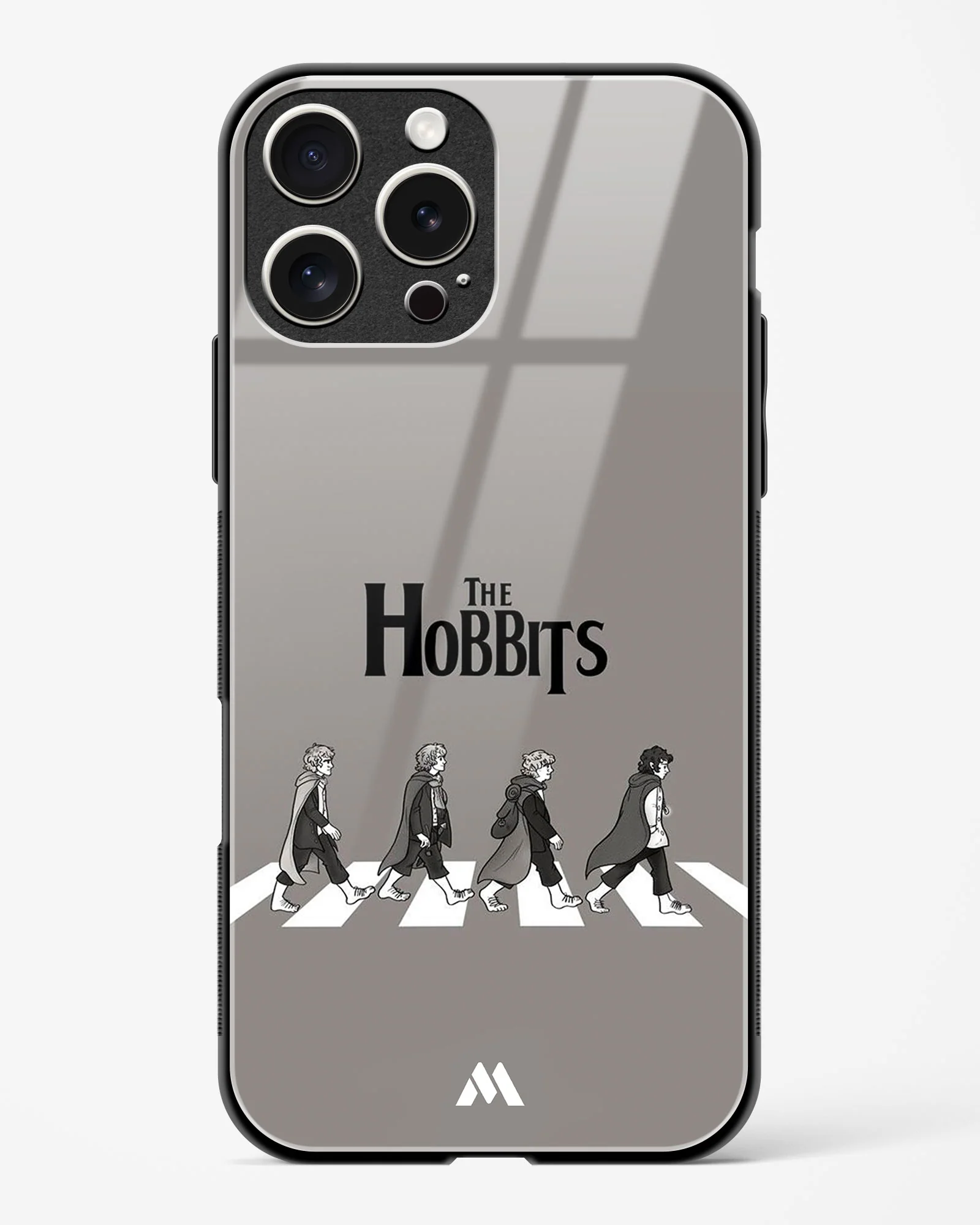 Hobbits at the Abbey Road Crossing Glass Case Phone Cover (Apple) - Image 45