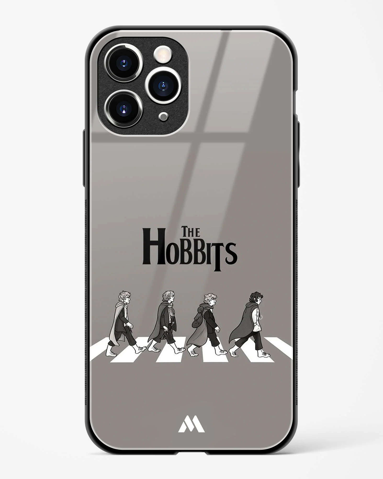 Hobbits at the Abbey Road Crossing Glass Case Phone Cover (Apple) - Image 5