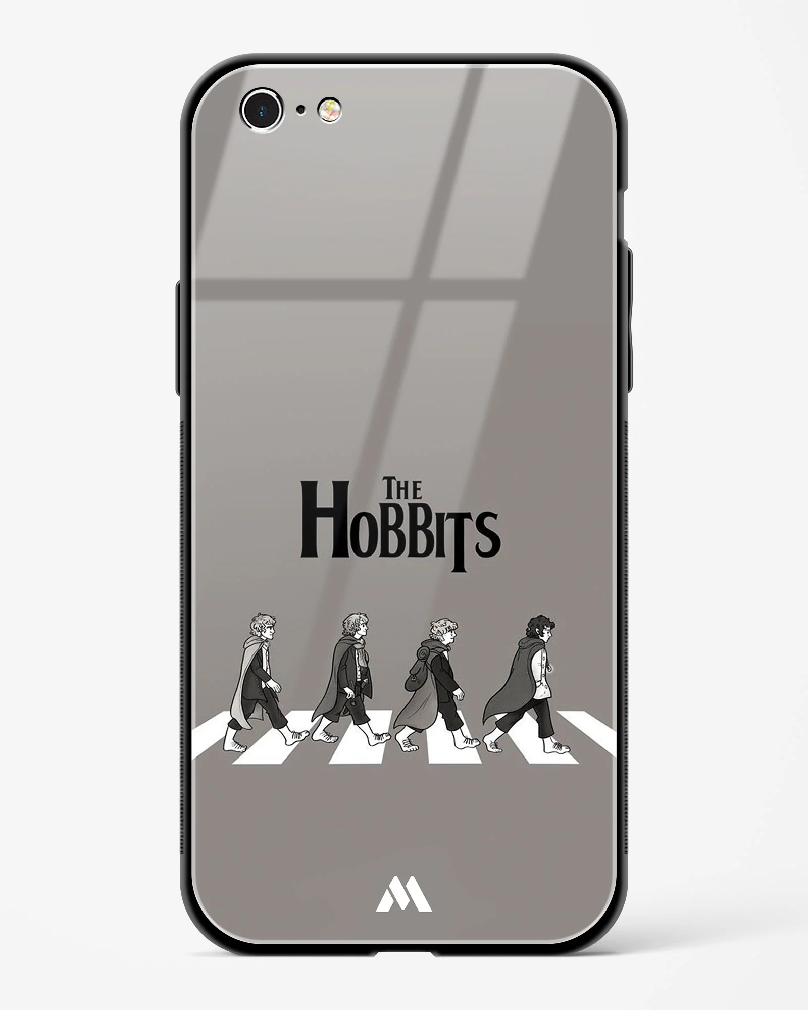Hobbits at the Abbey Road Crossing Glass Case Phone Cover (Apple) - Image 55