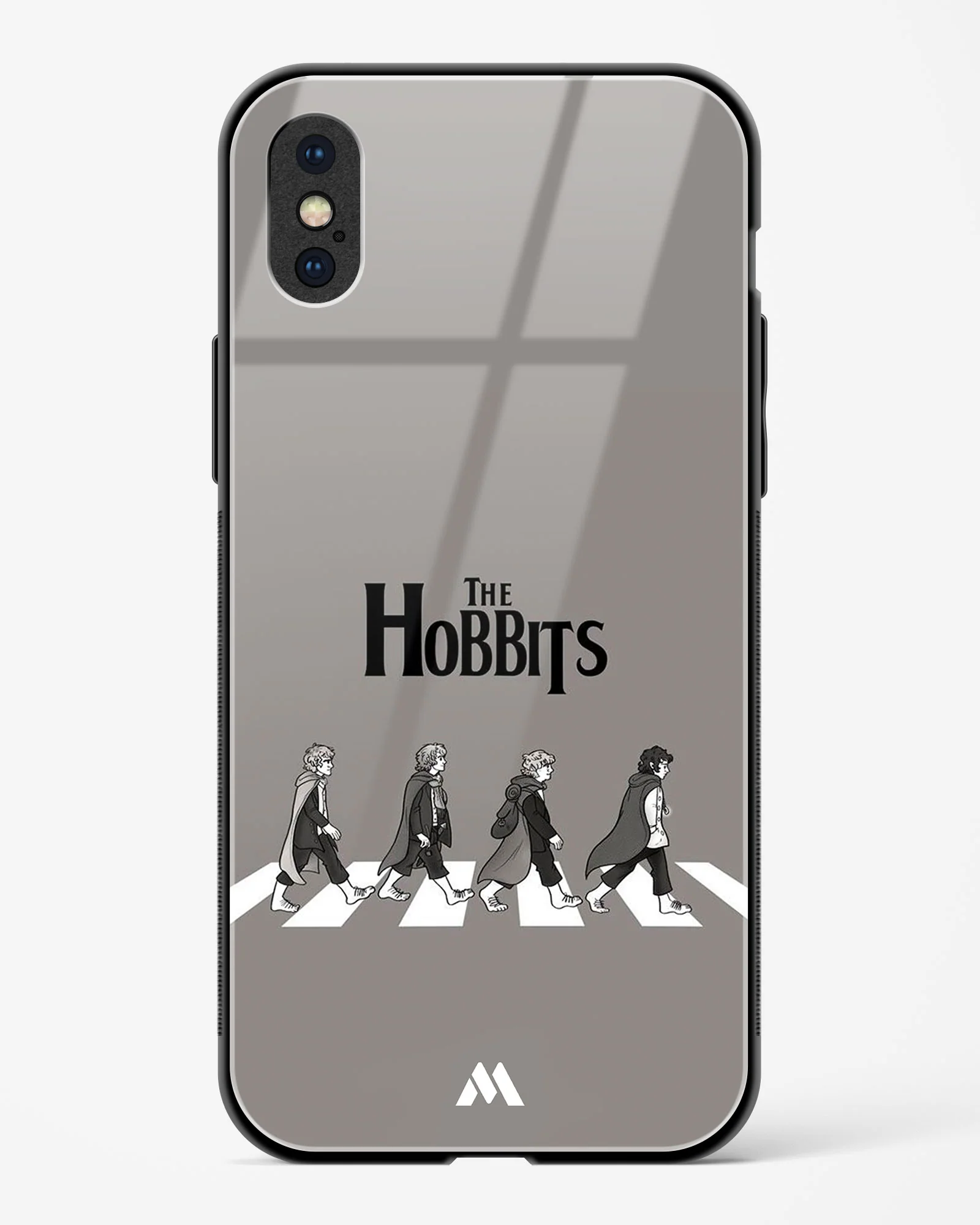 Hobbits at the Abbey Road Crossing Glass Case Phone Cover (Apple) - Image 77
