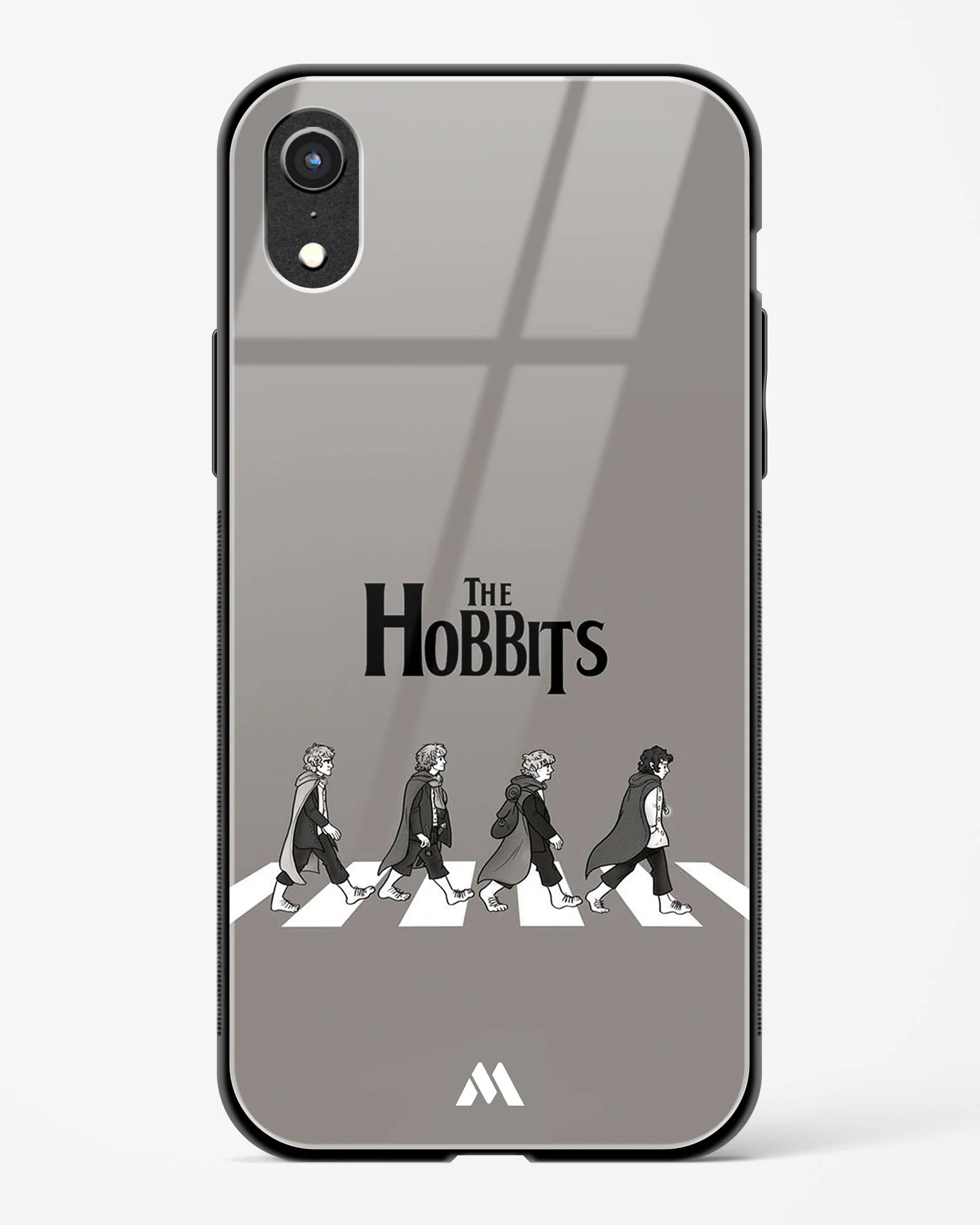 Hobbits at the Abbey Road Crossing Glass Case Phone Cover (Apple) - Image 79