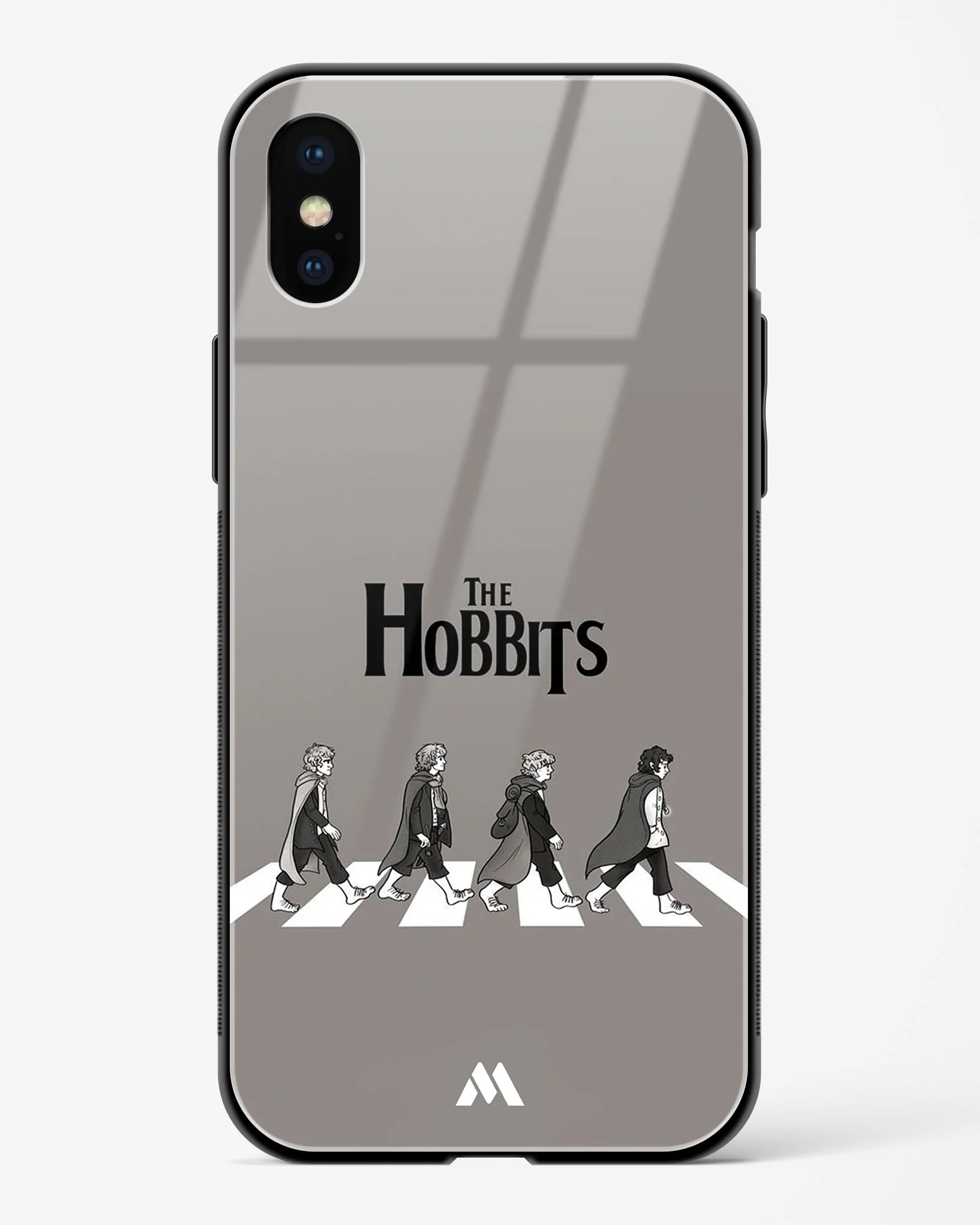 Hobbits at the Abbey Road Crossing Glass Case Phone Cover (Apple) - Image 81