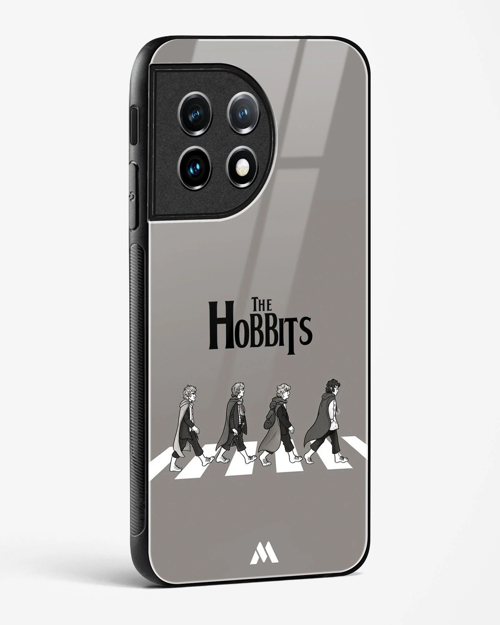 Hobbits at the Abbey Road Crossing Glass Case Phone Cover (OnePlus) - Image 10