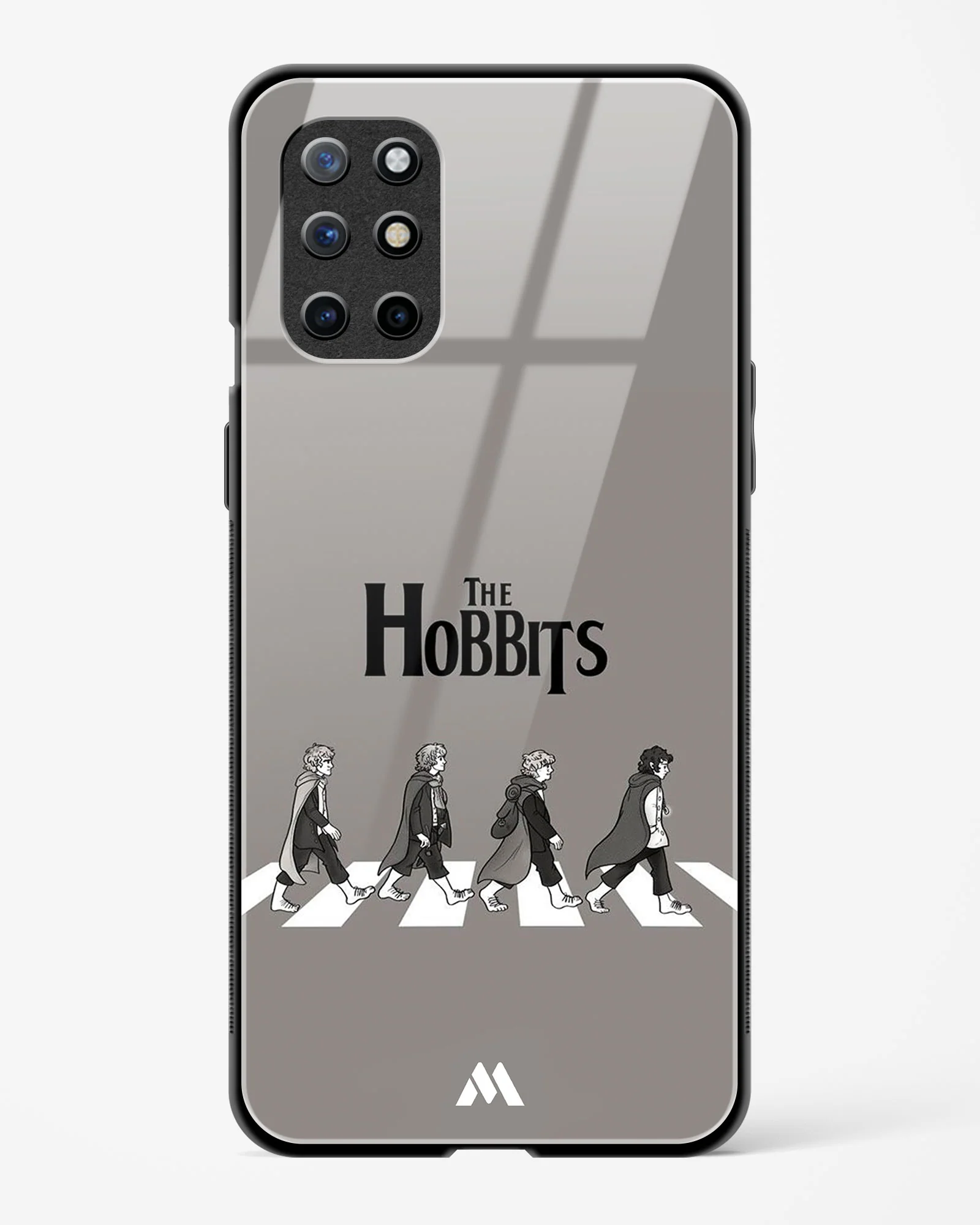 Hobbits at the Abbey Road Crossing Glass Case Phone Cover (OnePlus) - Image 37