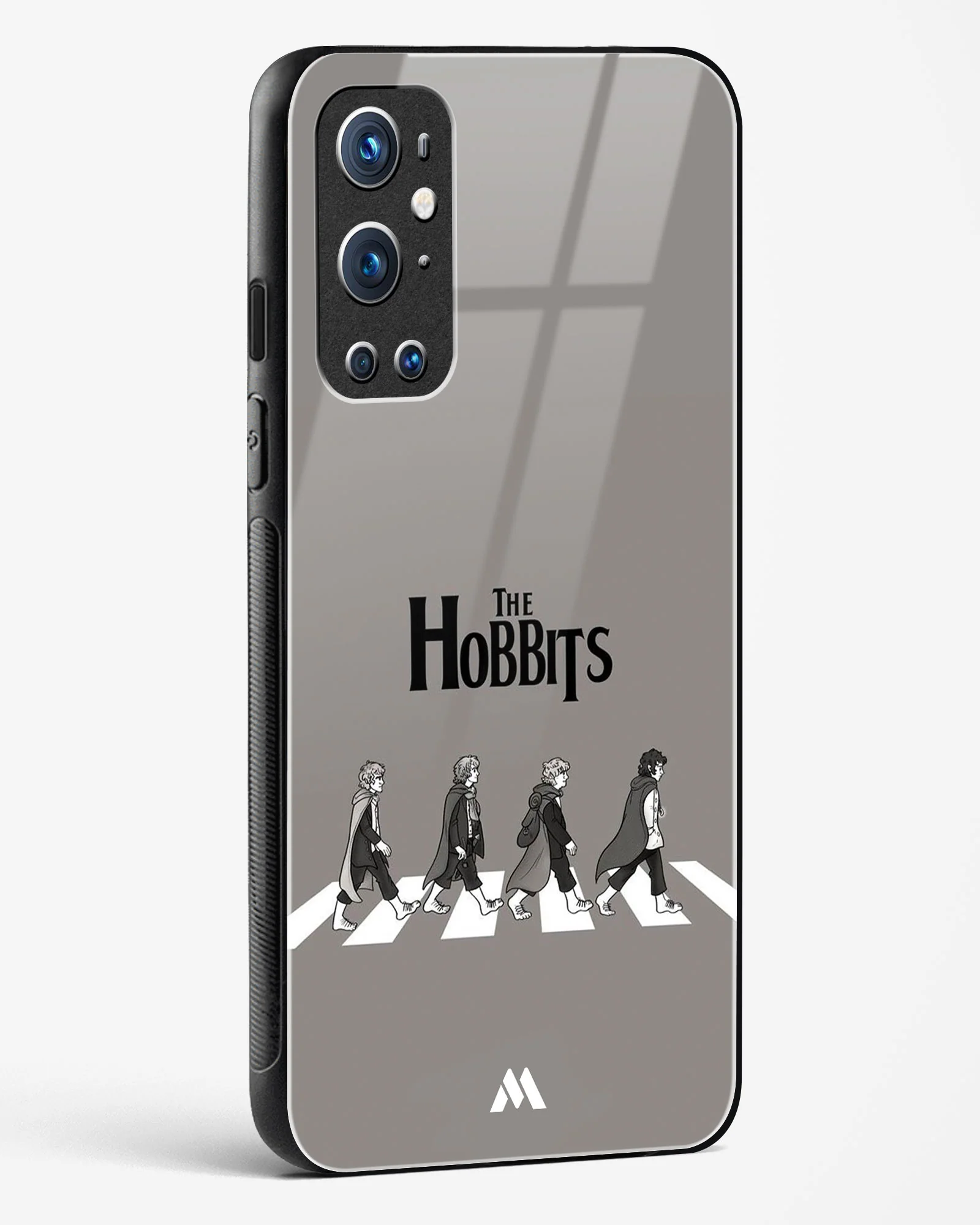 Hobbits at the Abbey Road Crossing Glass Case Phone Cover (OnePlus) - Image 42