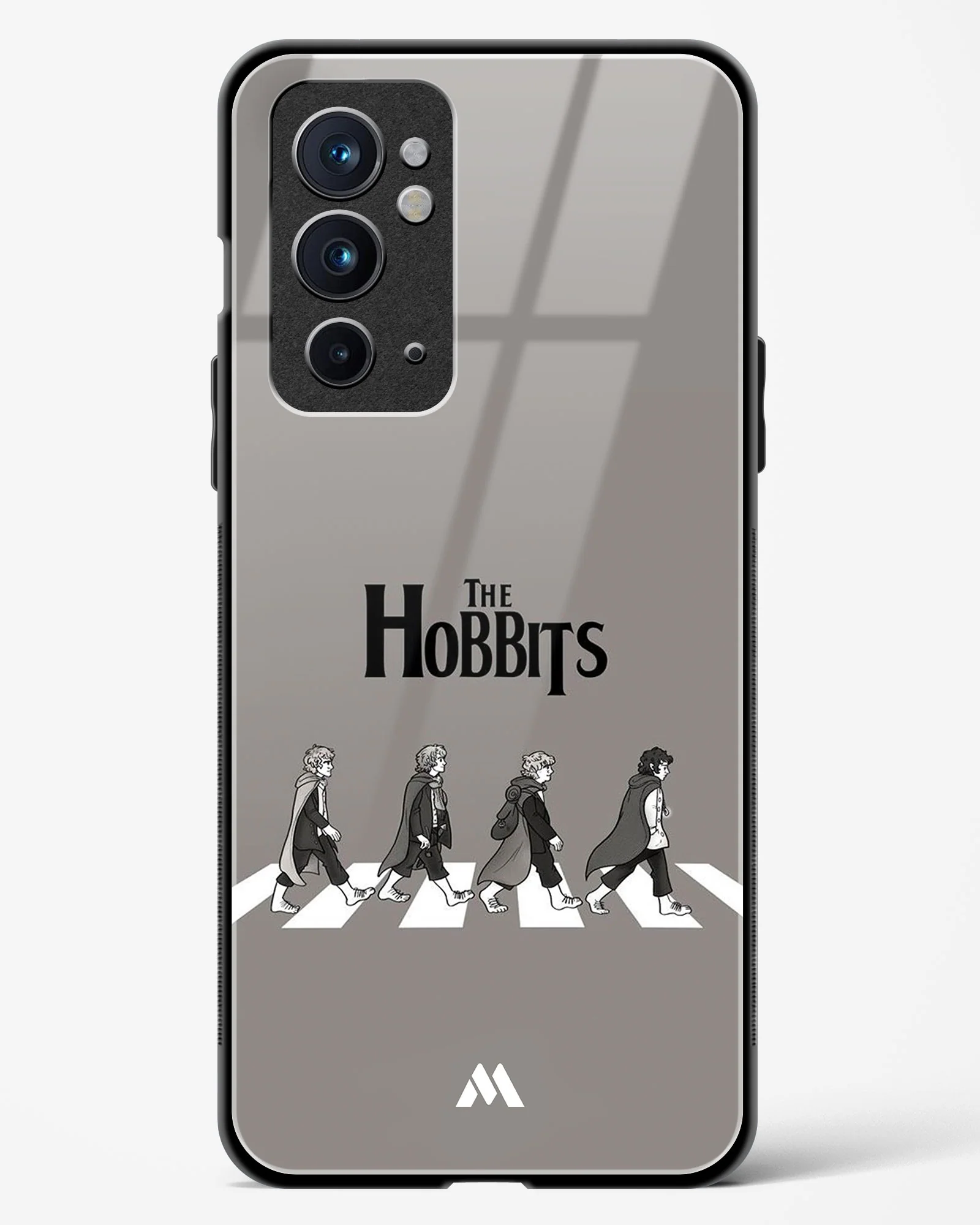 Hobbits at the Abbey Road Crossing Glass Case Phone Cover (OnePlus) - Image 45