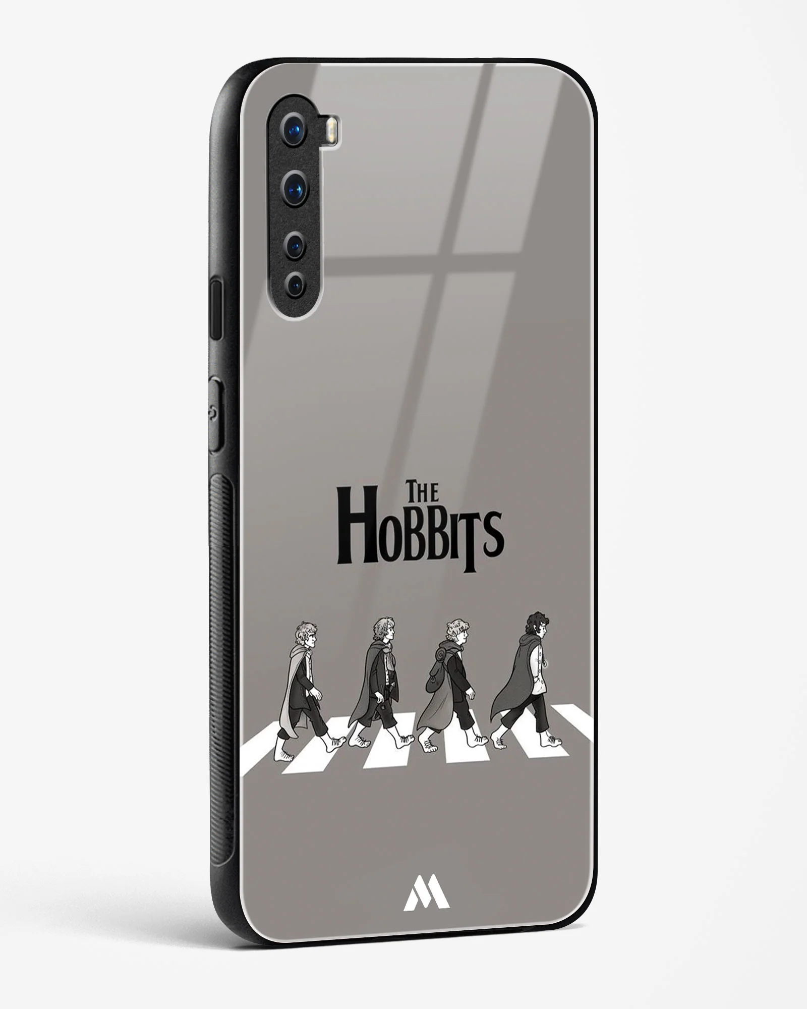 Hobbits at the Abbey Road Crossing Glass Case Phone Cover (OnePlus) - Image 48