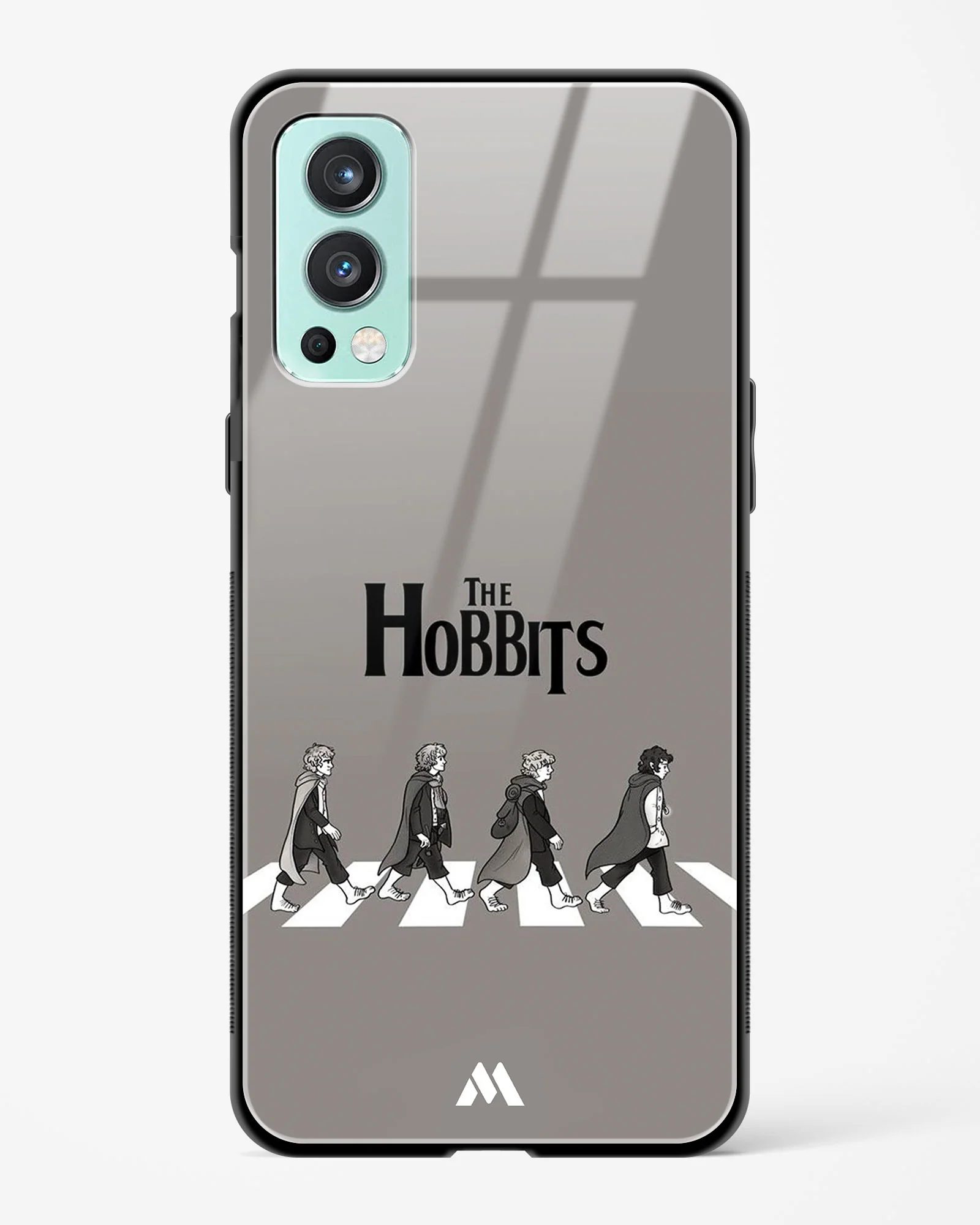 Hobbits at the Abbey Road Crossing Glass Case Phone Cover (OnePlus) - Image 49