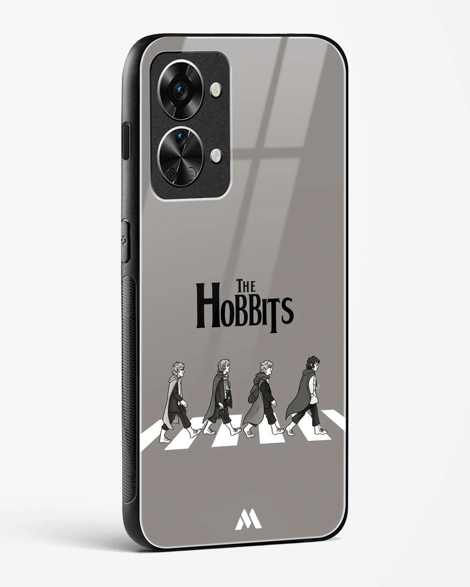 Hobbits at the Abbey Road Crossing Glass Case Phone Cover (OnePlus) - Image 52