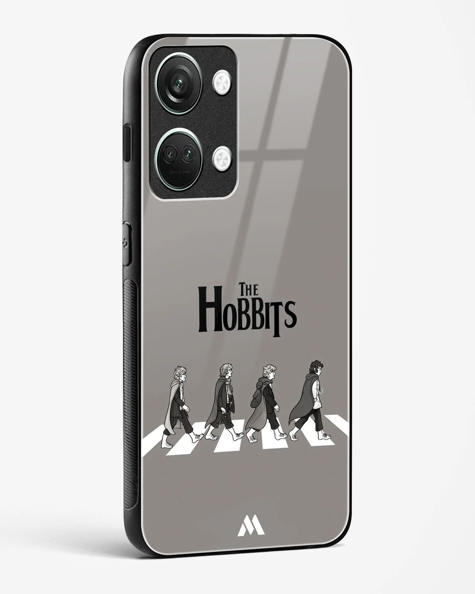 Hobbits at the Abbey Road Crossing Glass Case Phone Cover (OnePlus) - Image 54