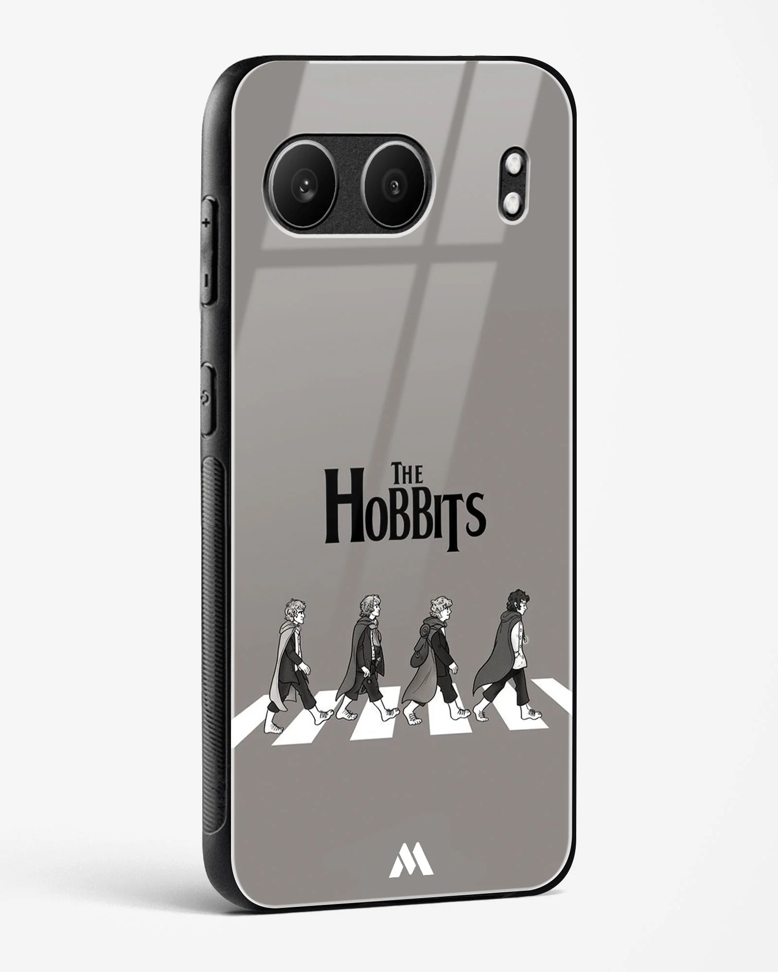 Hobbits at the Abbey Road Crossing Glass Case Phone Cover (OnePlus) - Image 56