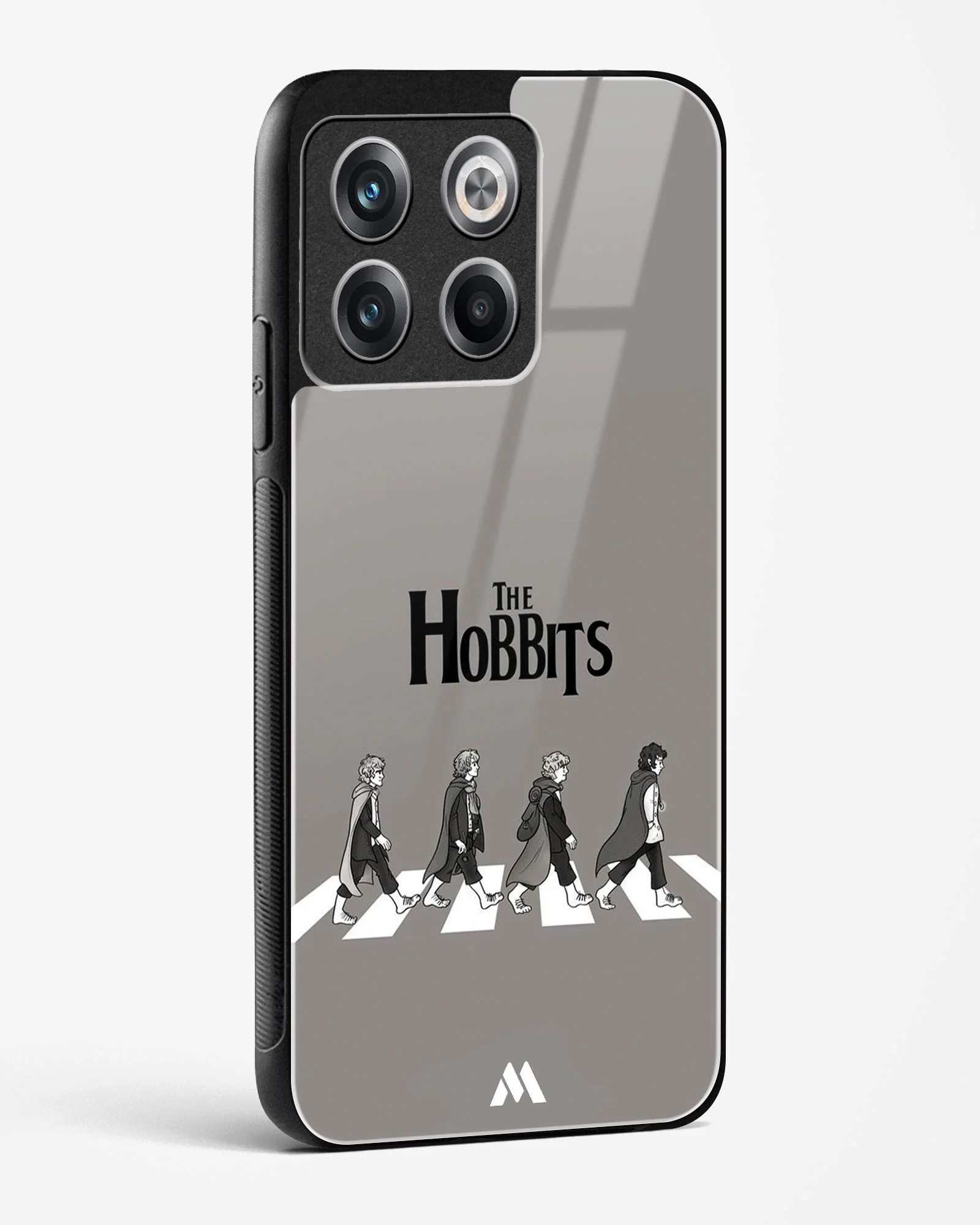 Hobbits at the Abbey Road Crossing Glass Case Phone Cover (OnePlus) - Image 6