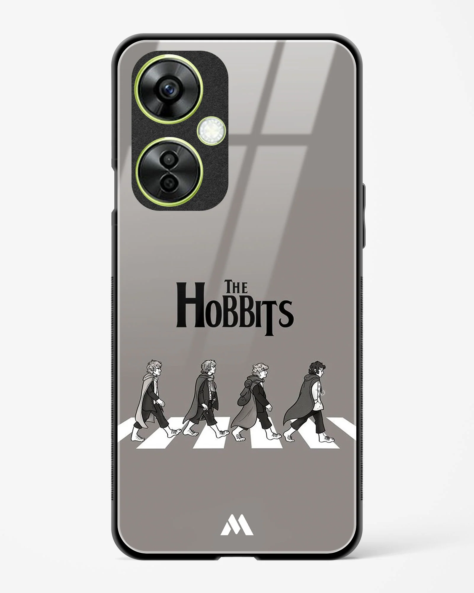 Hobbits at the Abbey Road Crossing Glass Case Phone Cover (OnePlus) - Image 63