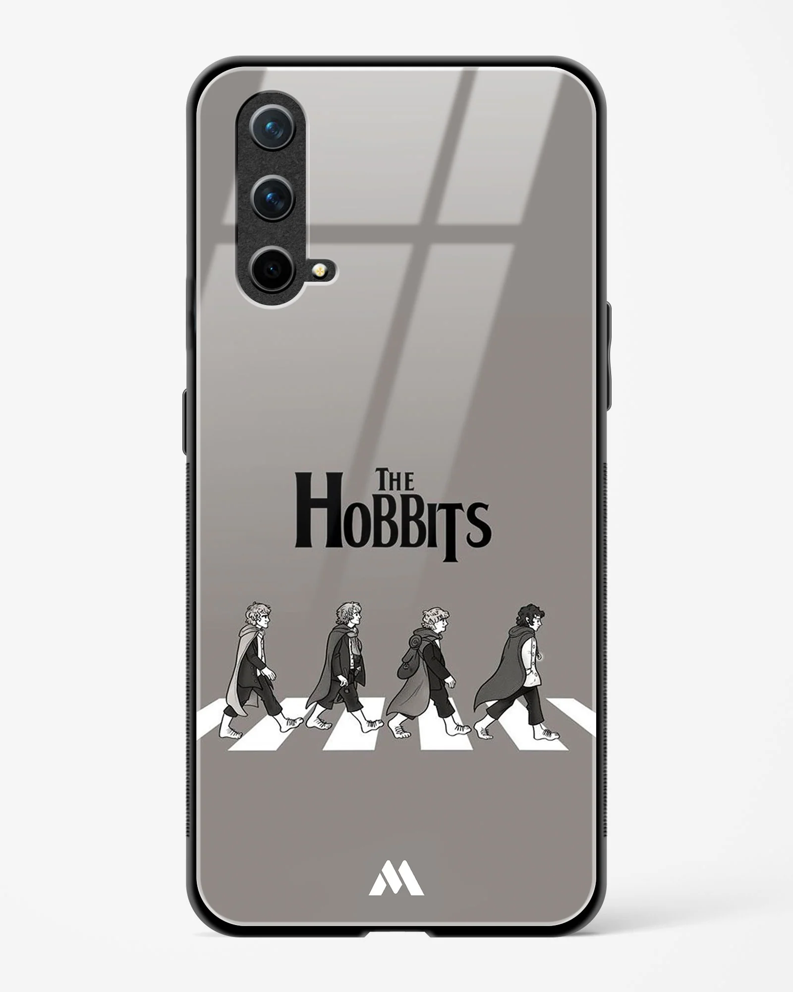 Hobbits at the Abbey Road Crossing Glass Case Phone Cover (OnePlus) - Image 69
