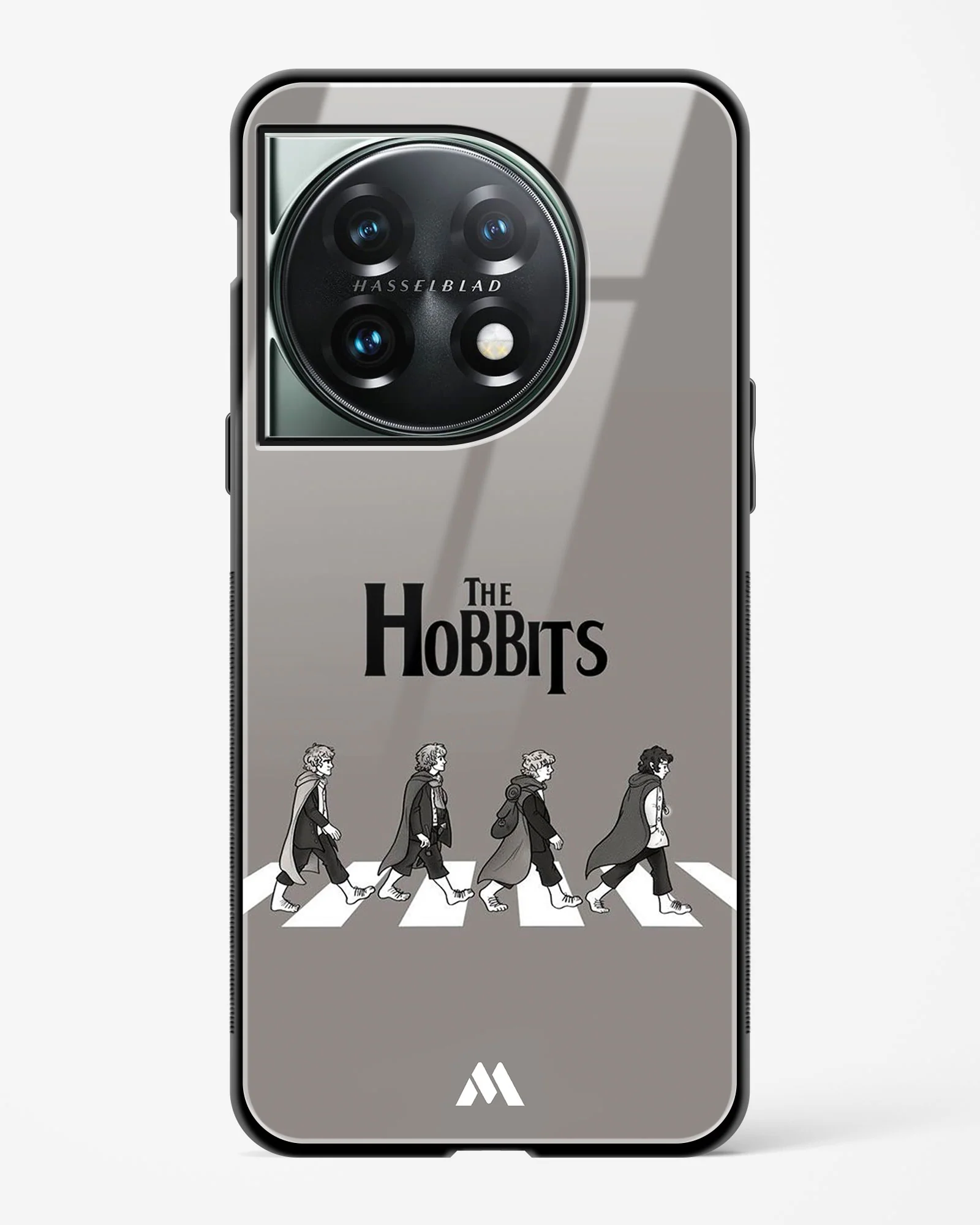 Hobbits at the Abbey Road Crossing Glass Case Phone Cover (OnePlus) - Image 7