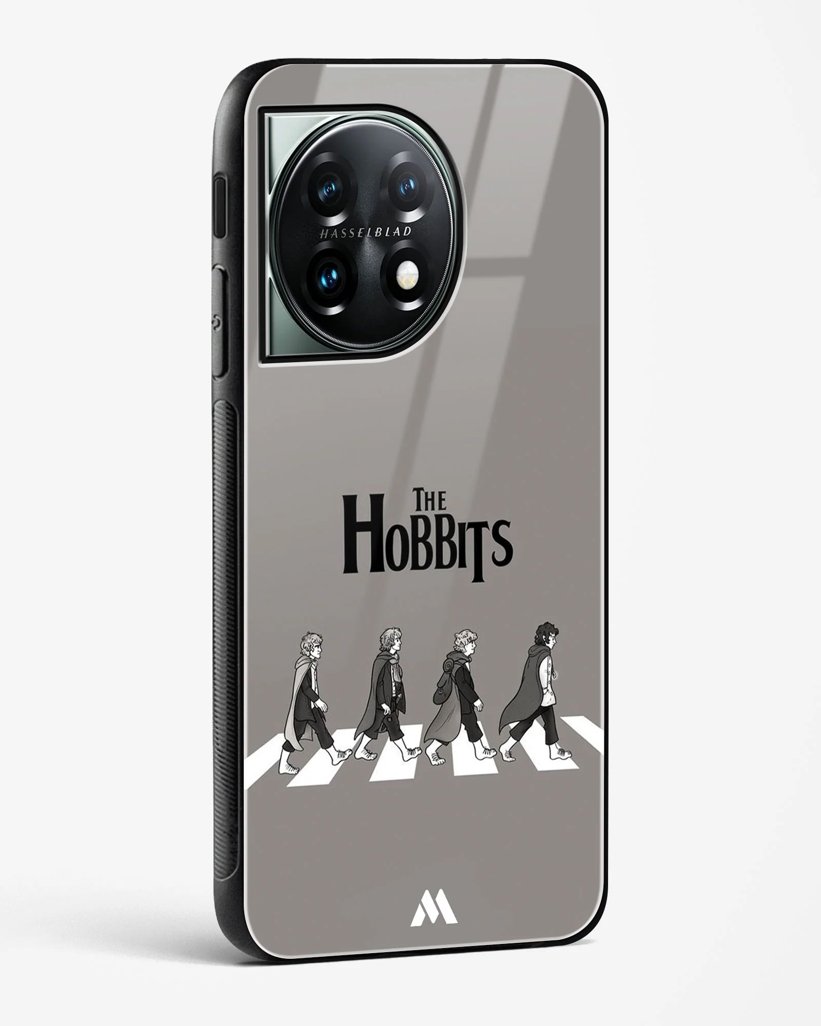 Hobbits at the Abbey Road Crossing Glass Case Phone Cover (OnePlus) - Image 8
