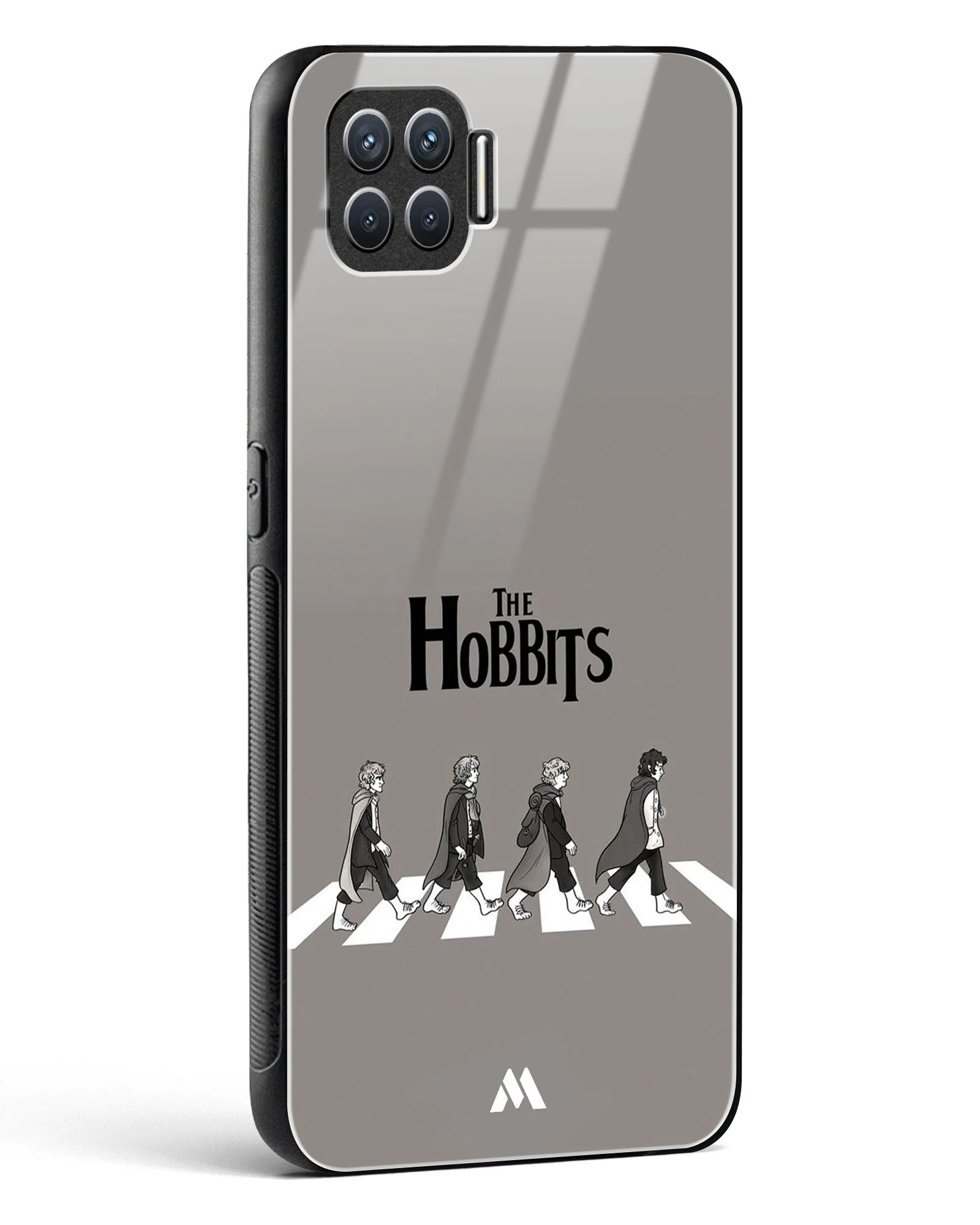 Hobbits at the Abbey Road Crossing Glass Case Phone Cover (Oppo) - Image 102