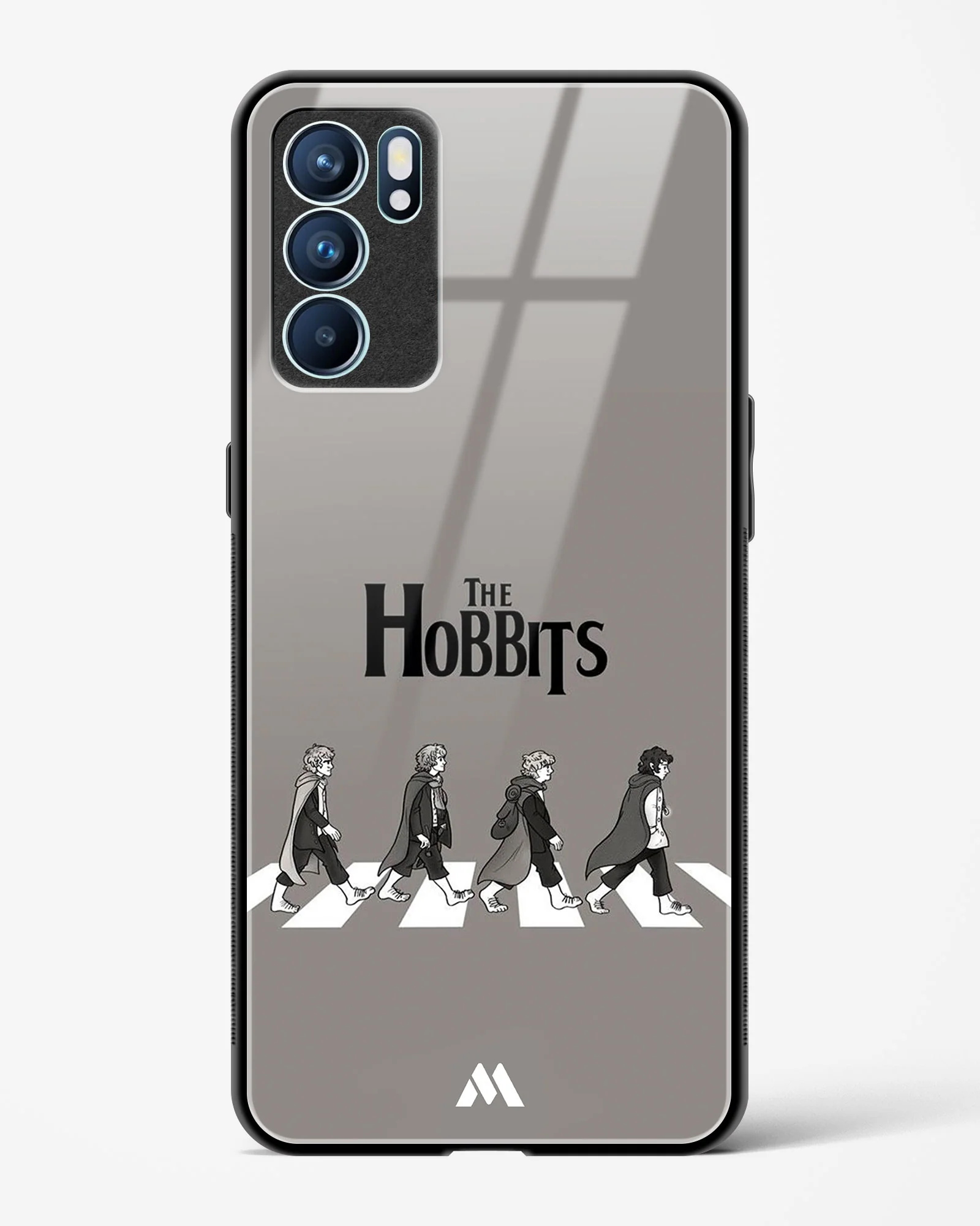 Hobbits at the Abbey Road Crossing Glass Case Phone Cover (Oppo) - Image 107