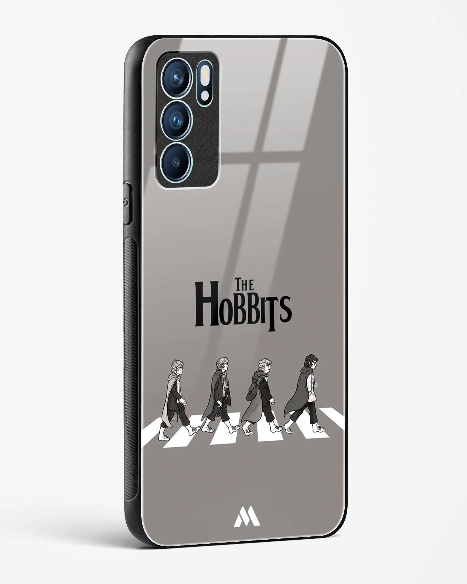 Hobbits at the Abbey Road Crossing Glass Case Phone Cover (Oppo) - Image 110