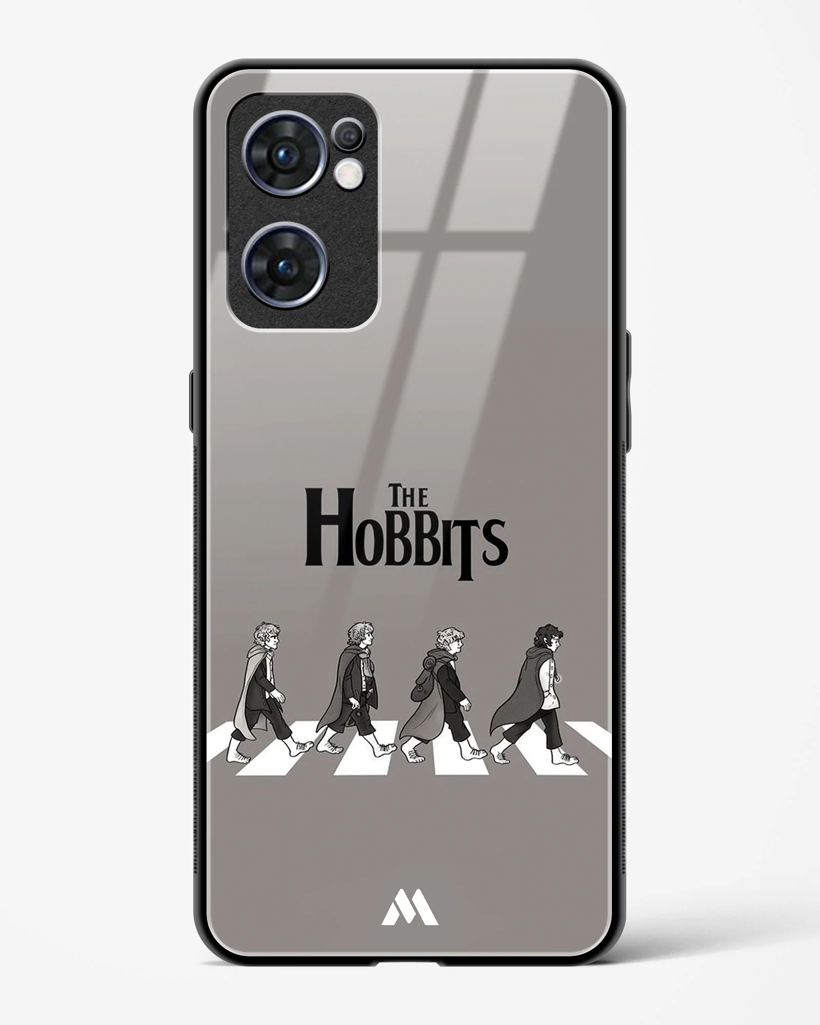 Hobbits at the Abbey Road Crossing Glass Case Phone Cover (Oppo) - Image 111