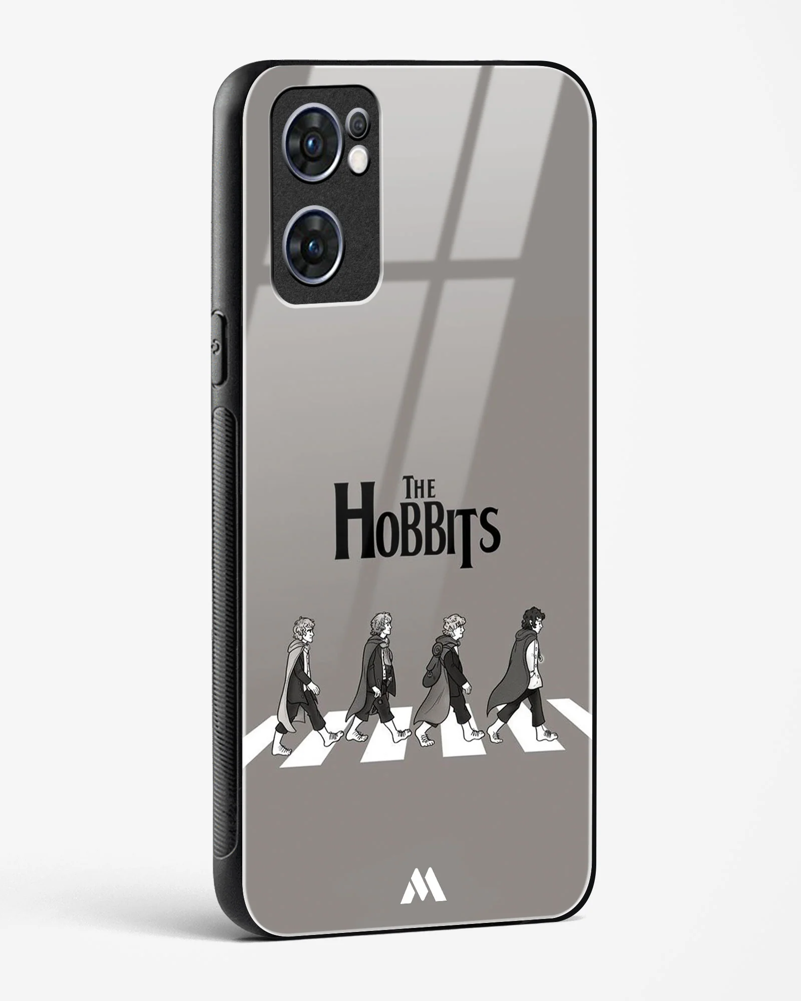 Hobbits at the Abbey Road Crossing Glass Case Phone Cover (Oppo) - Image 112