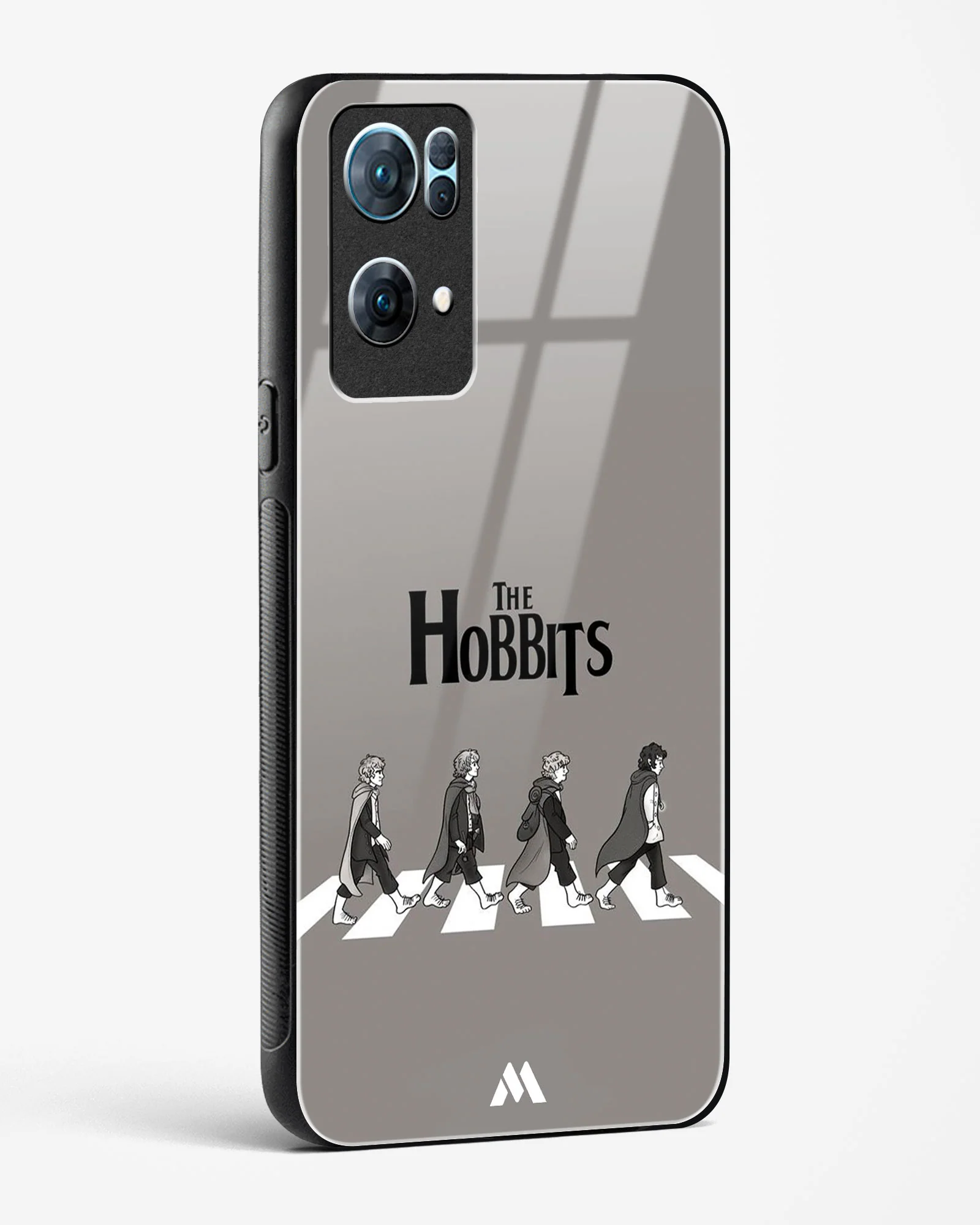Hobbits at the Abbey Road Crossing Glass Case Phone Cover (Oppo) - Image 114